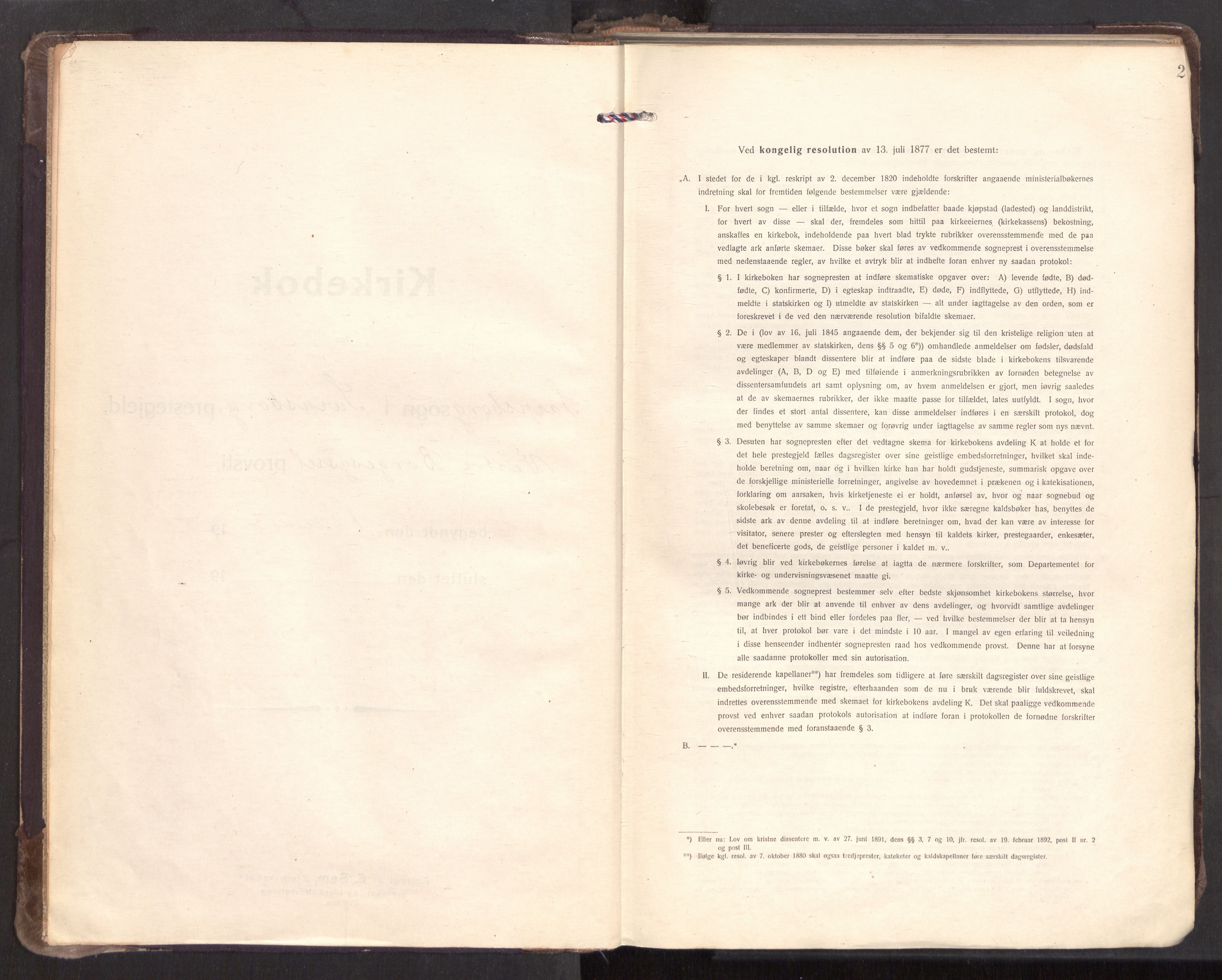 Sarpsborg prestekontor Kirkebøker, AV/SAO-A-2006/F/Fa/L0009: Parish register (official) no. 9, 1919-1931, p. 2