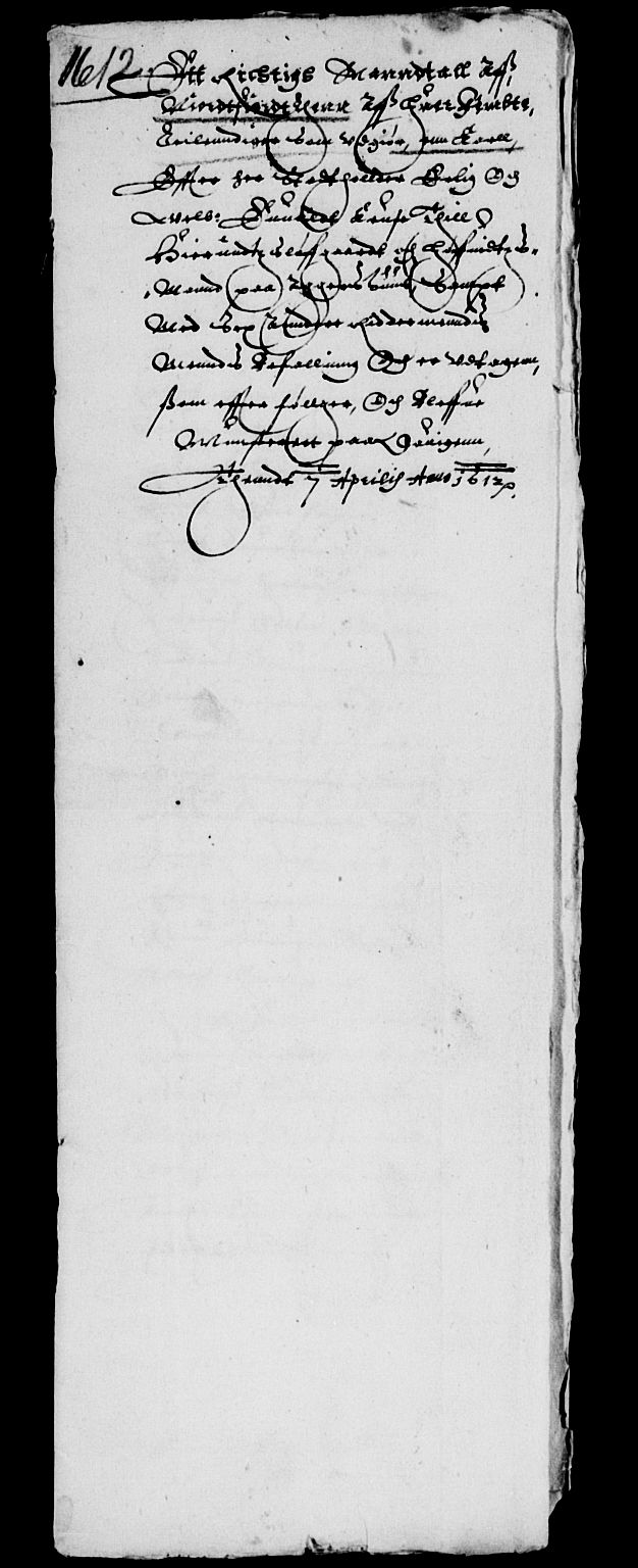 Rentekammeret inntil 1814, Reviderte regnskaper, Lensregnskaper, AV/RA-EA-5023/R/Rb/Rbt/L0014: Bergenhus len, 1610-1614