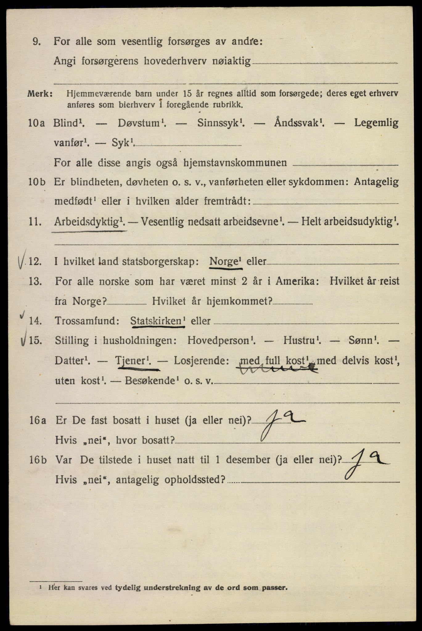 SAO, 1920 census for Kristiania, 1920, p. 618084