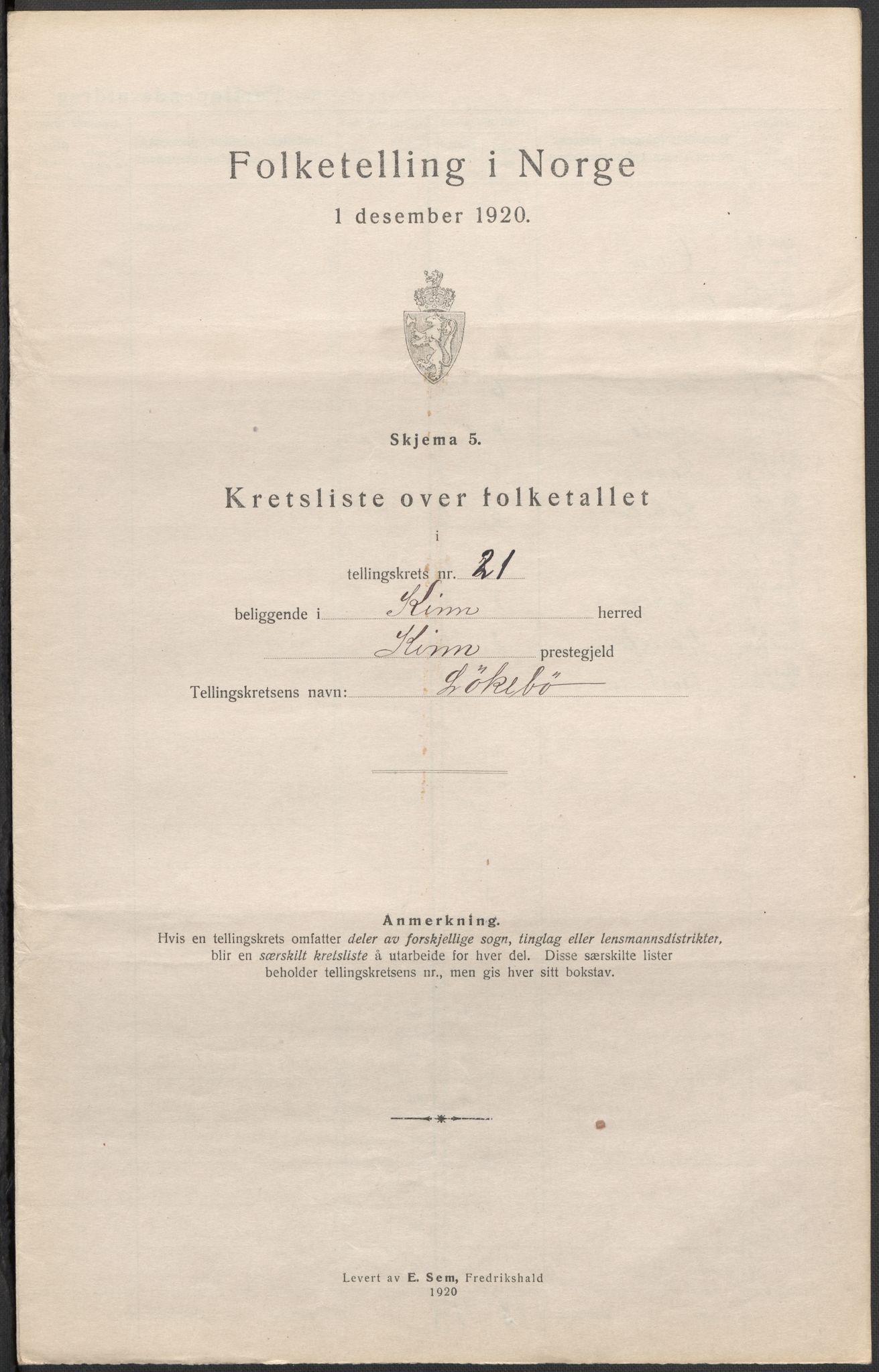 SAB, 1920 census for Kinn, 1920, p. 65