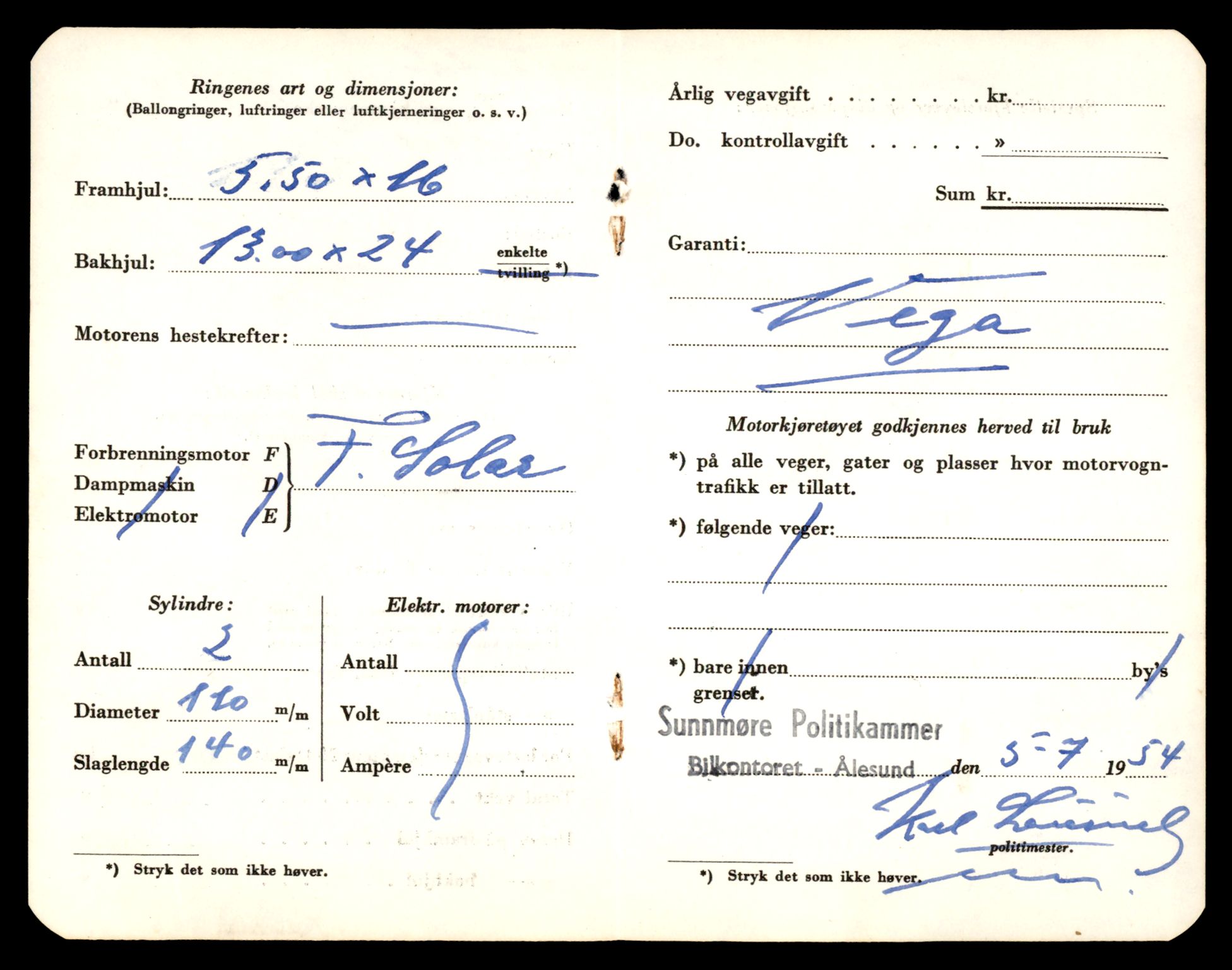 Møre og Romsdal vegkontor - Ålesund trafikkstasjon, SAT/A-4099/F/Fe/L0033: Registreringskort for kjøretøy T 12151 - T 12474, 1927-1998, p. 3212