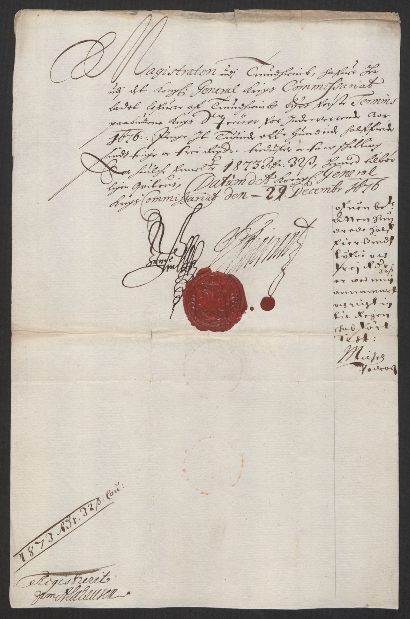 Rentekammeret inntil 1814, Reviderte regnskaper, Byregnskaper, AV/RA-EA-4066/R/Rs/L0504: [S1] Kontribusjonsregnskap, 1631-1684, p. 119