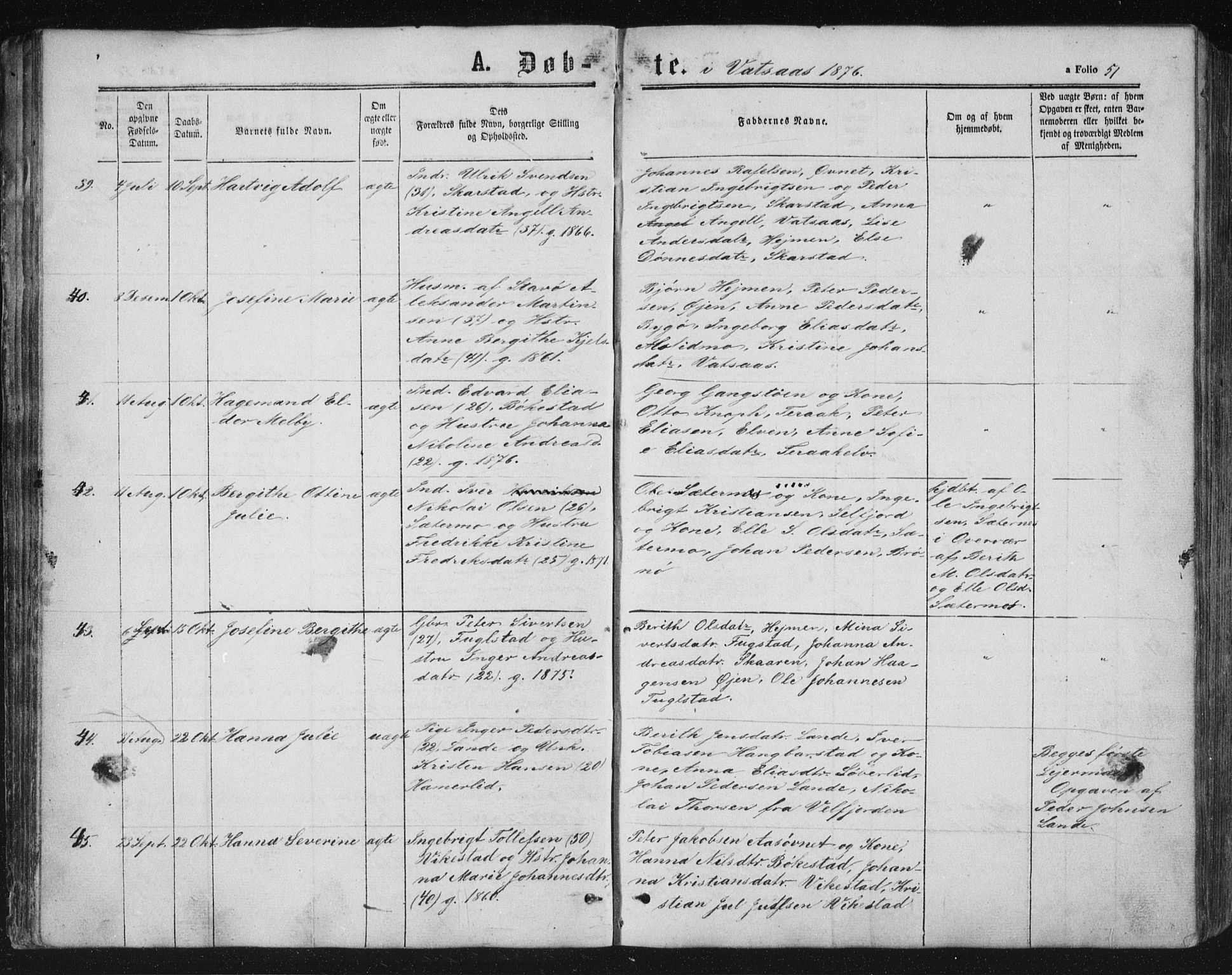 Ministerialprotokoller, klokkerbøker og fødselsregistre - Nordland, AV/SAT-A-1459/810/L0158: Parish register (copy) no. 810C02 /1, 1863-1883, p. 51