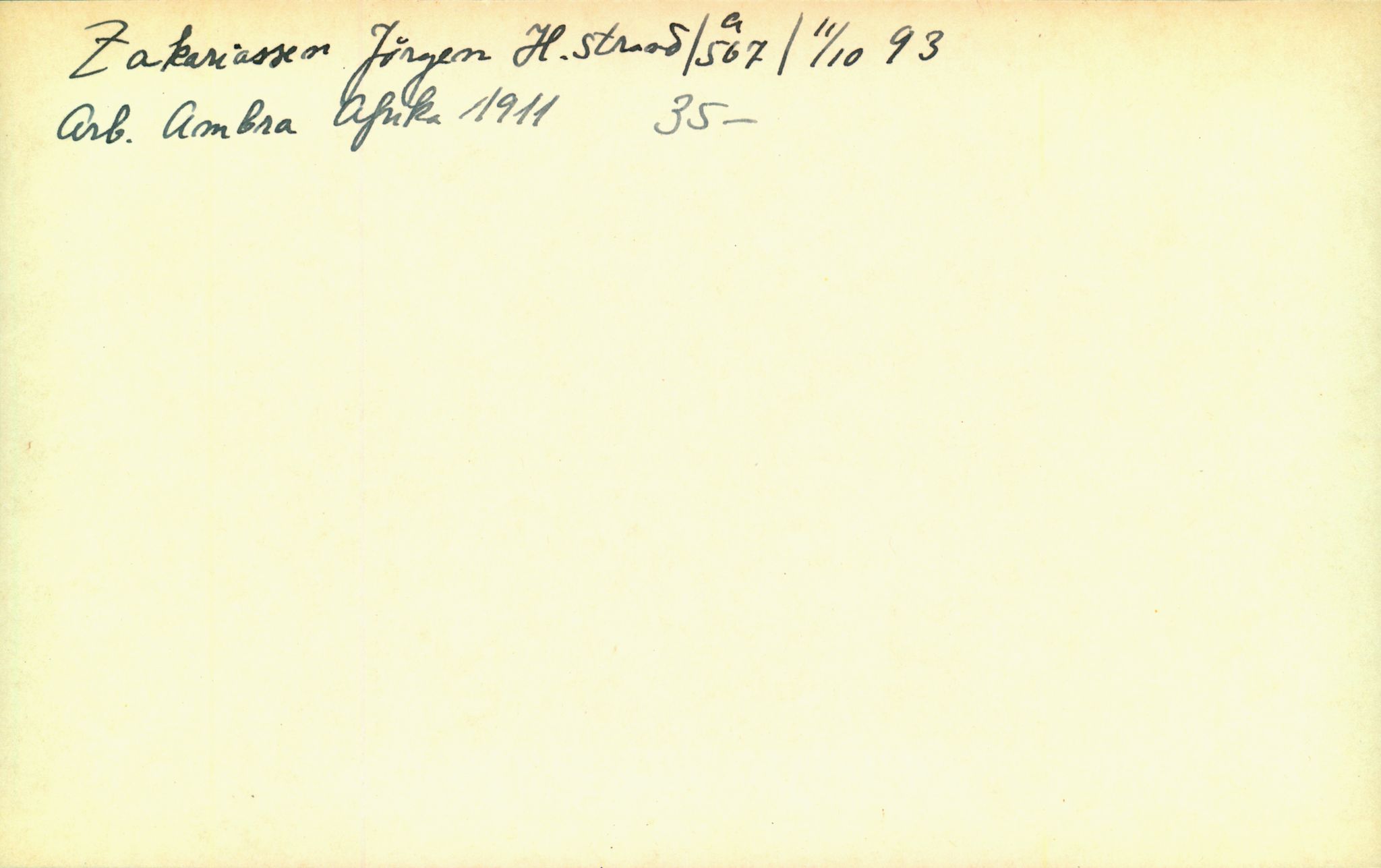 Hans Bogens samling, VEMU/ARS-A-1283/P/L0007: Mannskapskort, R - Ø, 1900-1930, p. 797