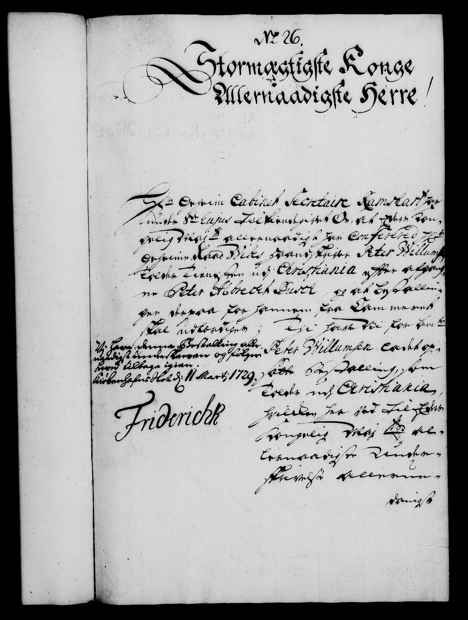 Rentekammeret, Kammerkanselliet, RA/EA-3111/G/Gf/Gfa/L0012: Norsk relasjons- og resolusjonsprotokoll (merket RK 52.12), 1729, p. 150