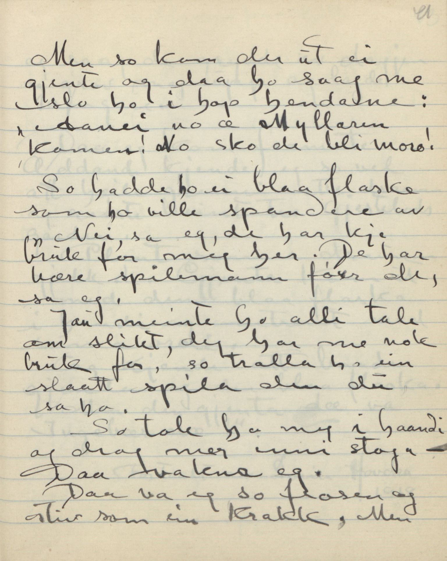 Rikard Berge, TEMU/TGM-A-1003/F/L0018/0020: 600-656 / 619 Gamalt fraa Vinje V, upskrivi av Ø. V. (Øystein Vesås), 1918, p. 41