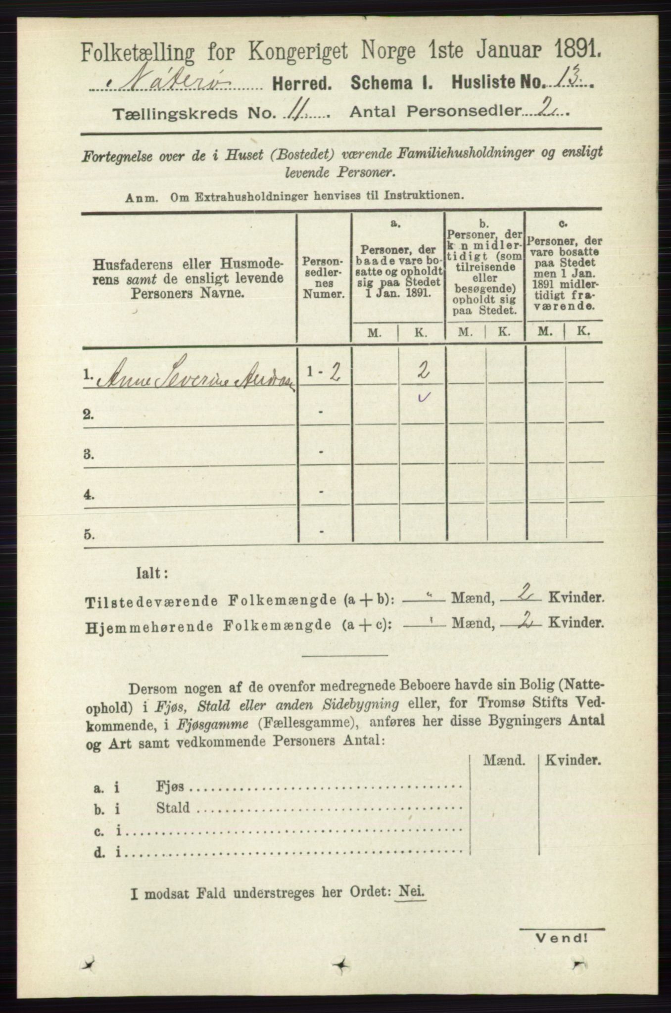 RA, 1891 census for 0722 Nøtterøy, 1891, p. 5749