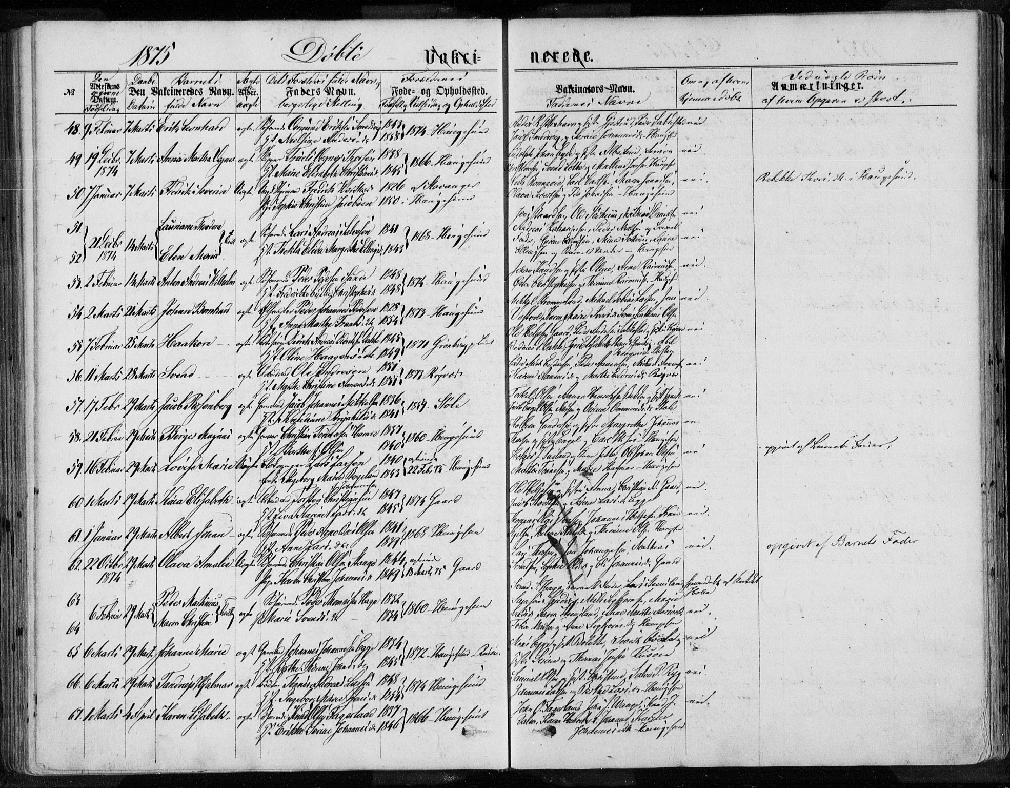 Torvastad sokneprestkontor, AV/SAST-A -101857/H/Ha/Haa/L0013: Parish register (official) no. A 12.2, 1867-1877