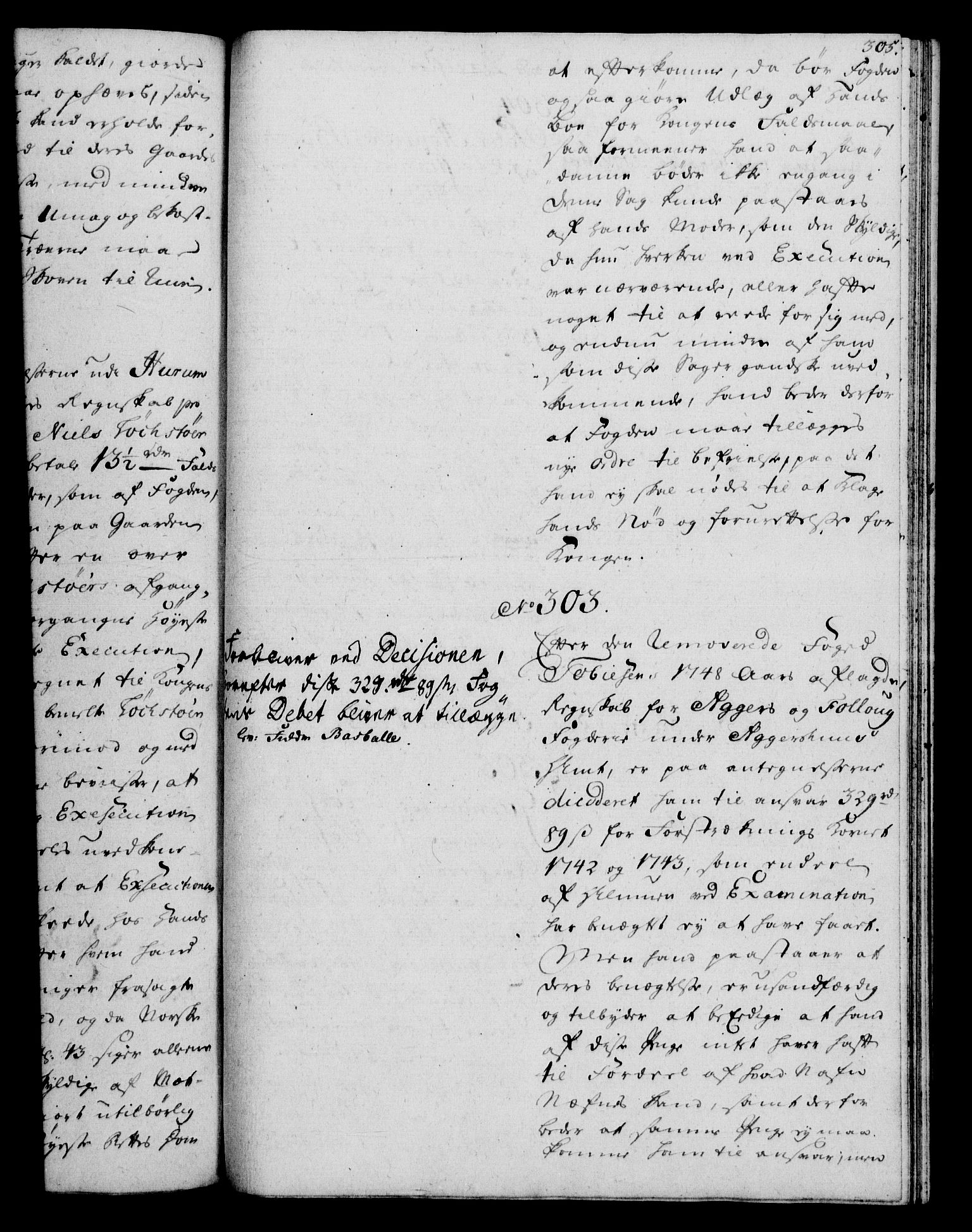 Rentekammeret, Kammerkanselliet, AV/RA-EA-3111/G/Gh/Gha/L0033: Norsk ekstraktmemorialprotokoll (merket RK 53.78), 1755-1756, p. 305