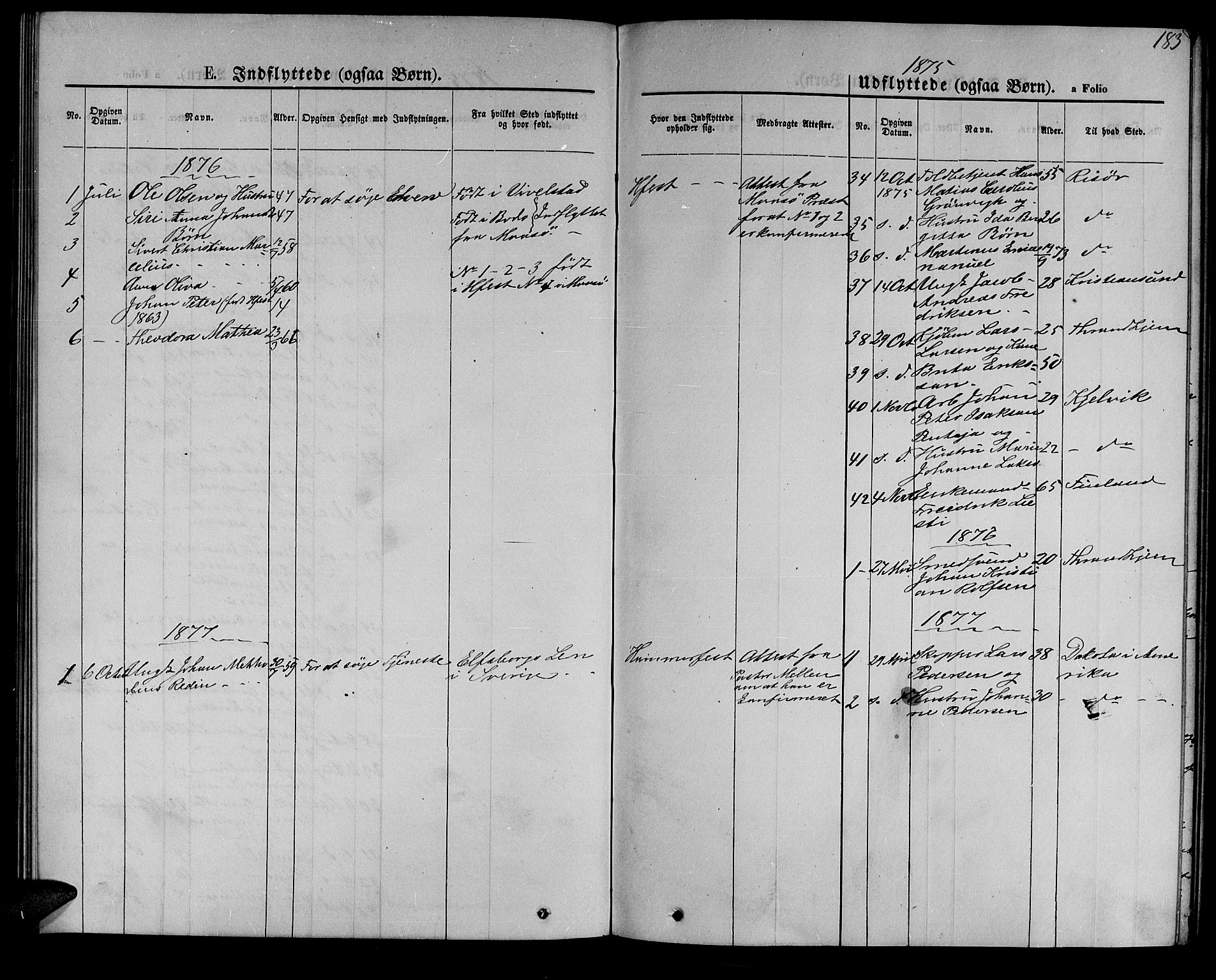 Hammerfest sokneprestkontor, SATØ/S-1347/H/Hb/L0004.klokk: Parish register (copy) no. 4, 1869-1877, p. 183