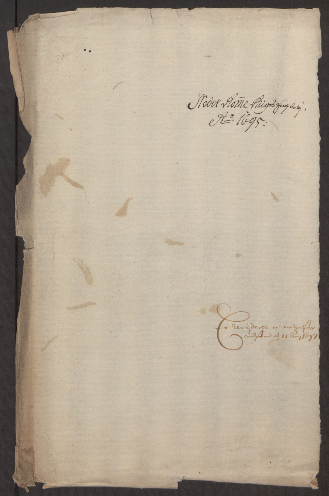 Rentekammeret inntil 1814, Reviderte regnskaper, Fogderegnskap, RA/EA-4092/R11/L0579: Fogderegnskap Nedre Romerike, 1694-1695, p. 230