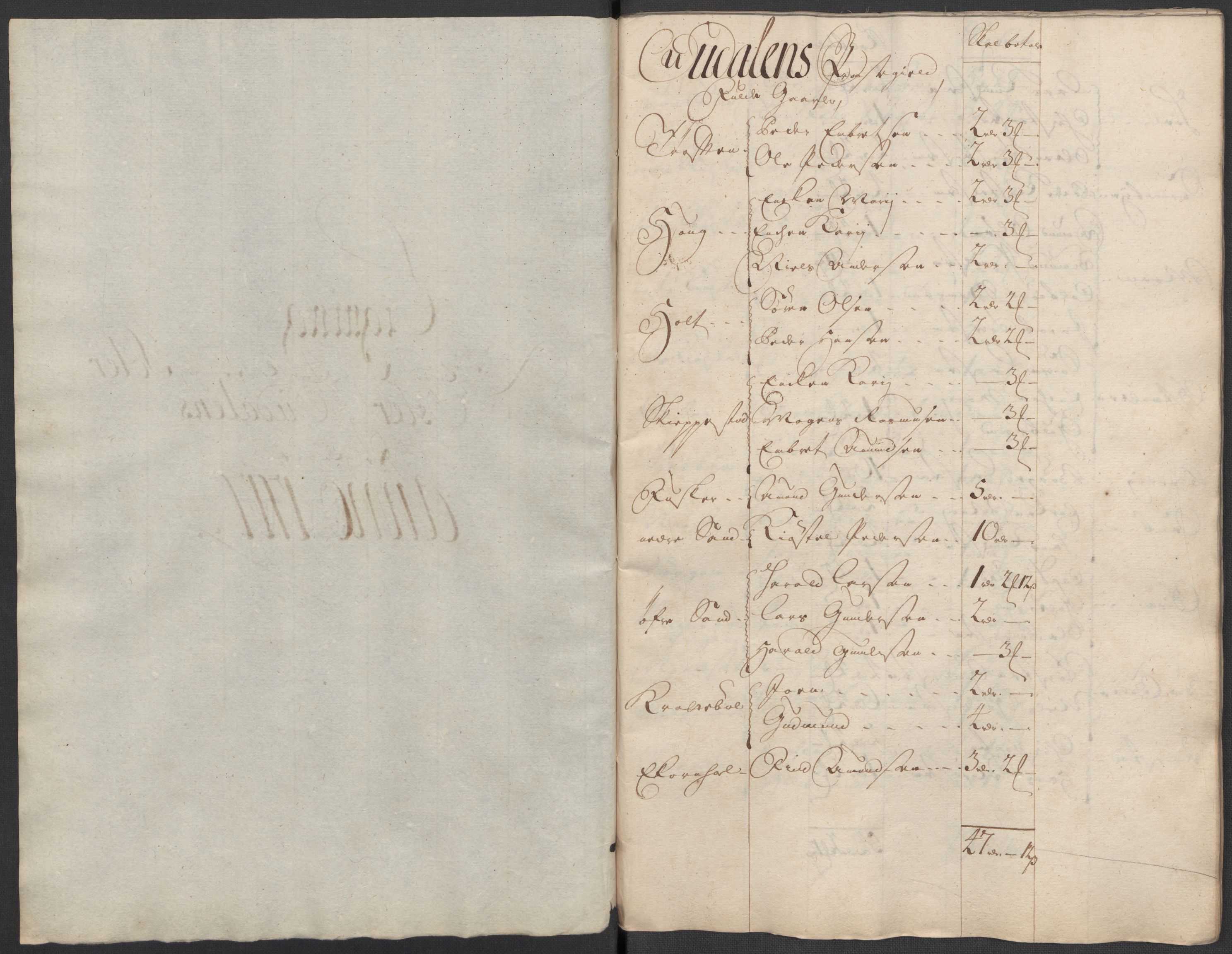 Rentekammeret inntil 1814, Reviderte regnskaper, Fogderegnskap, AV/RA-EA-4092/R13/L0856: Fogderegnskap Solør, Odal og Østerdal, 1717, p. 155