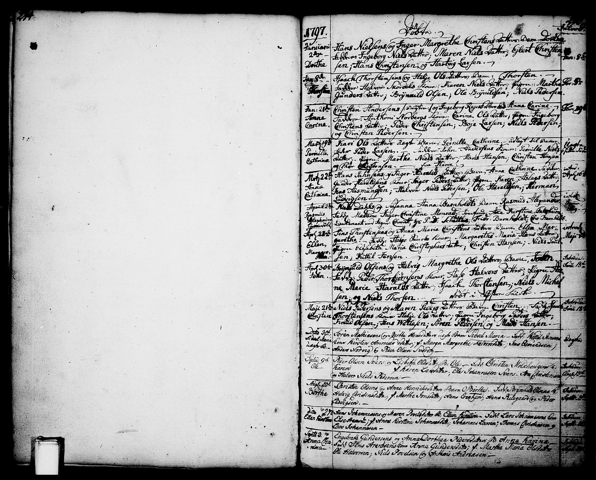 Porsgrunn kirkebøker , SAKO/A-104/F/Fa/L0001: Parish register (official) no. 1, 1764-1814, p. 214-215