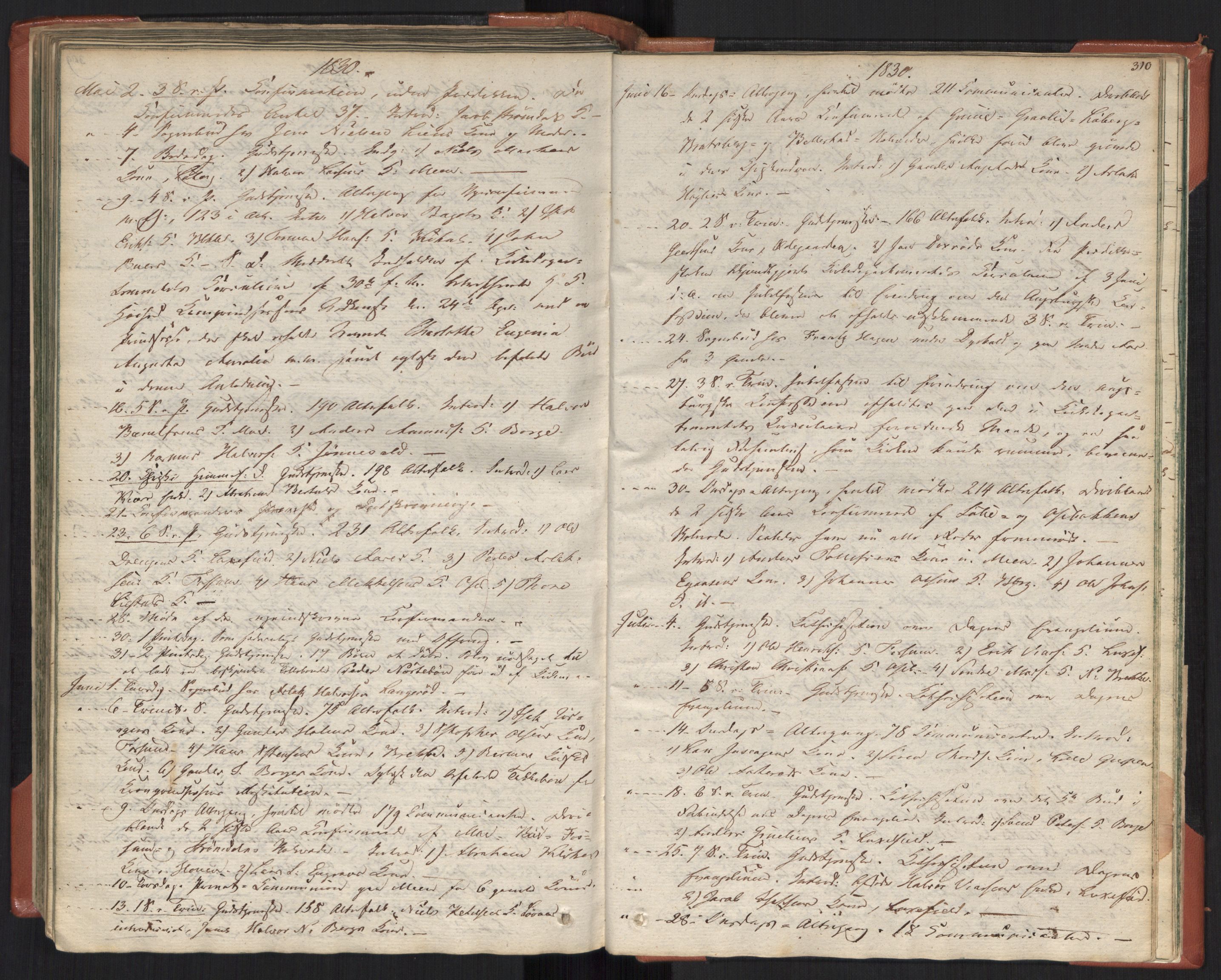 Gjerpen kirkebøker, SAKO/A-265/F/Fa/L0006: Parish register (official) no. I 6, 1829-1834, p. 310