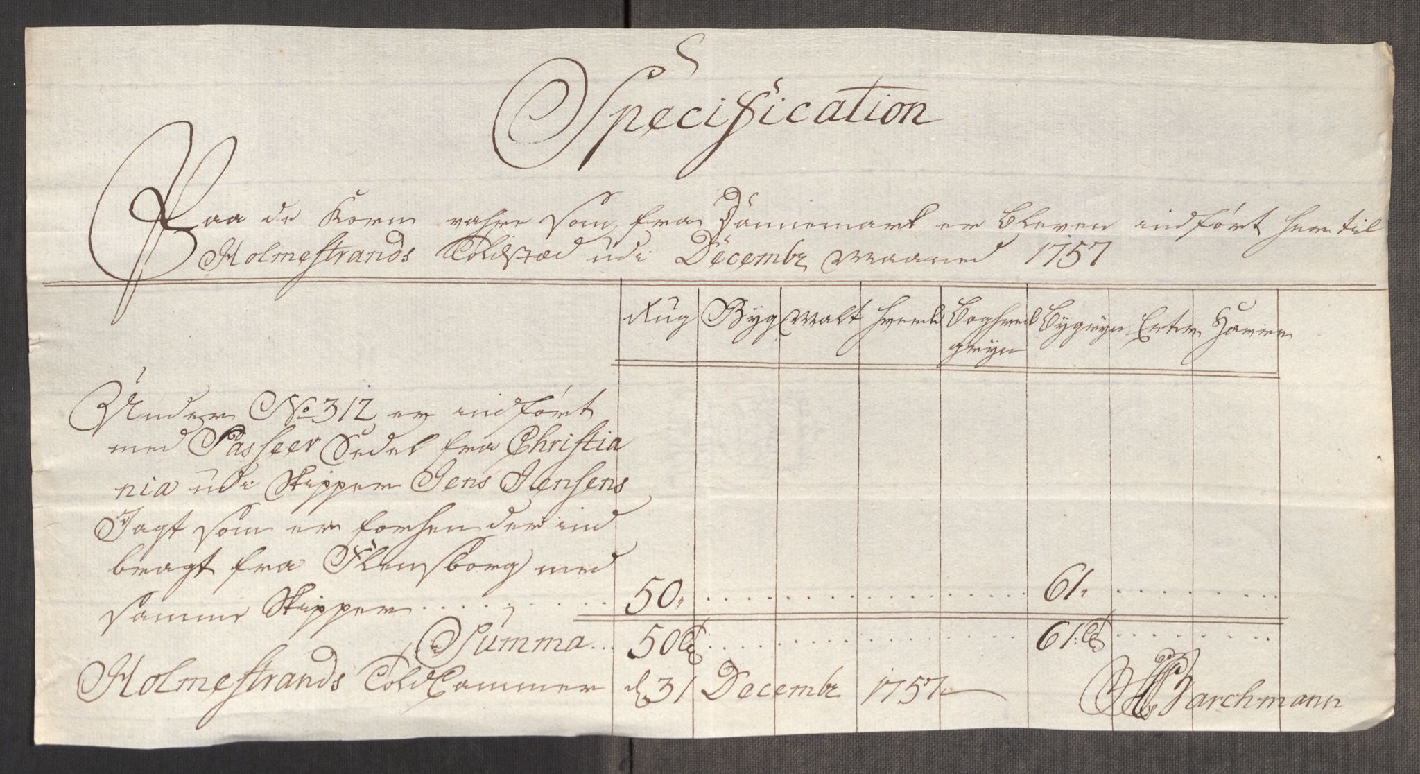 Rentekammeret inntil 1814, Realistisk ordnet avdeling, AV/RA-EA-4070/Oe/L0005: [Ø1]: Priskuranter, 1753-1757, p. 782