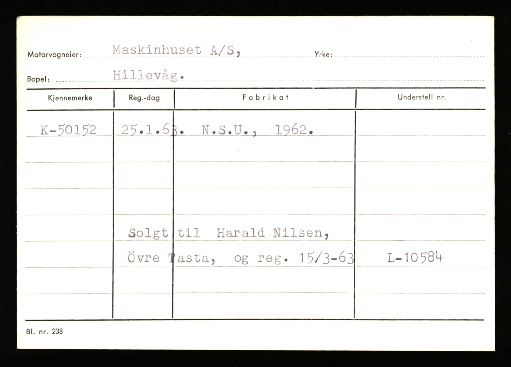 Stavanger trafikkstasjon, AV/SAST-A-101942/0/G/L0007: Registreringsnummer: 49019 - 67460, 1930-1971, p. 213