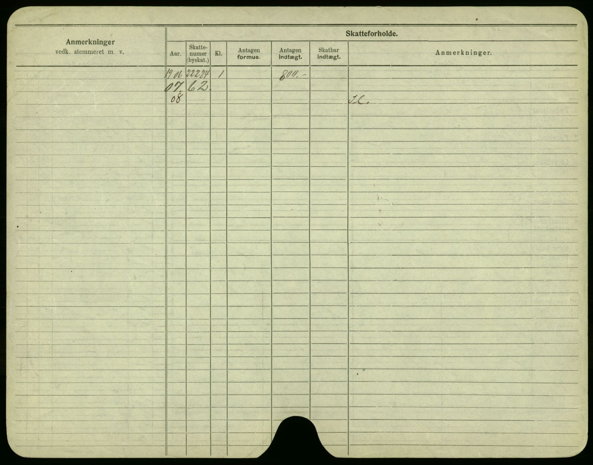 Oslo folkeregister, Registerkort, AV/SAO-A-11715/F/Fa/Fac/L0002: Menn, 1906-1914, p. 662b