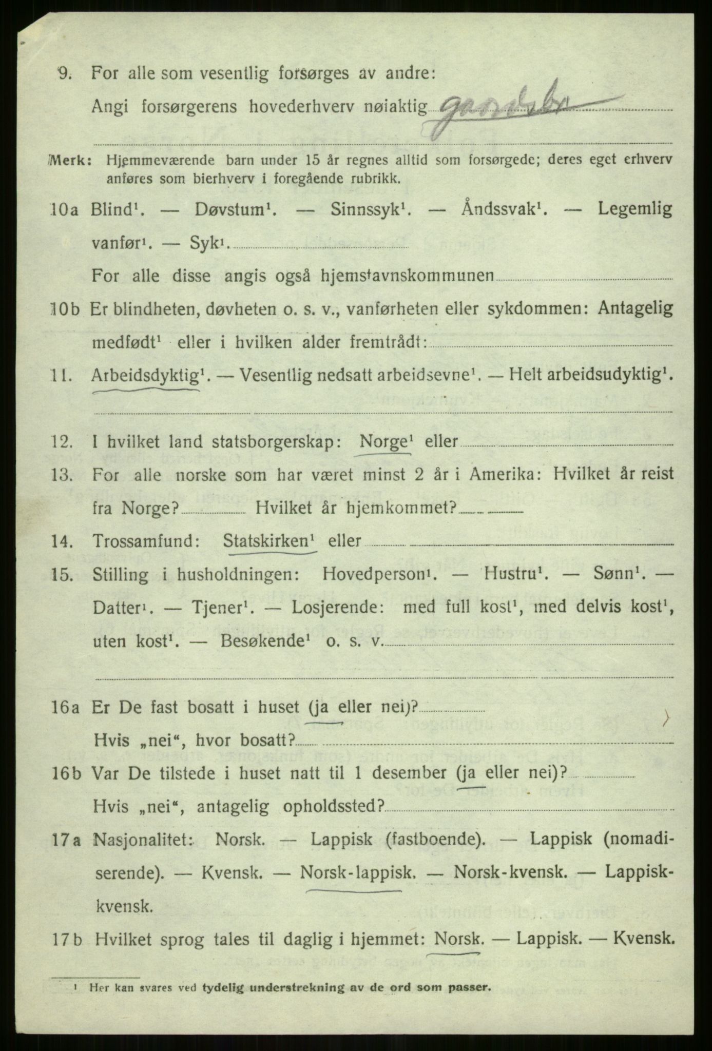 SATØ, 1920 census for Tromsøysund, 1920, p. 10693