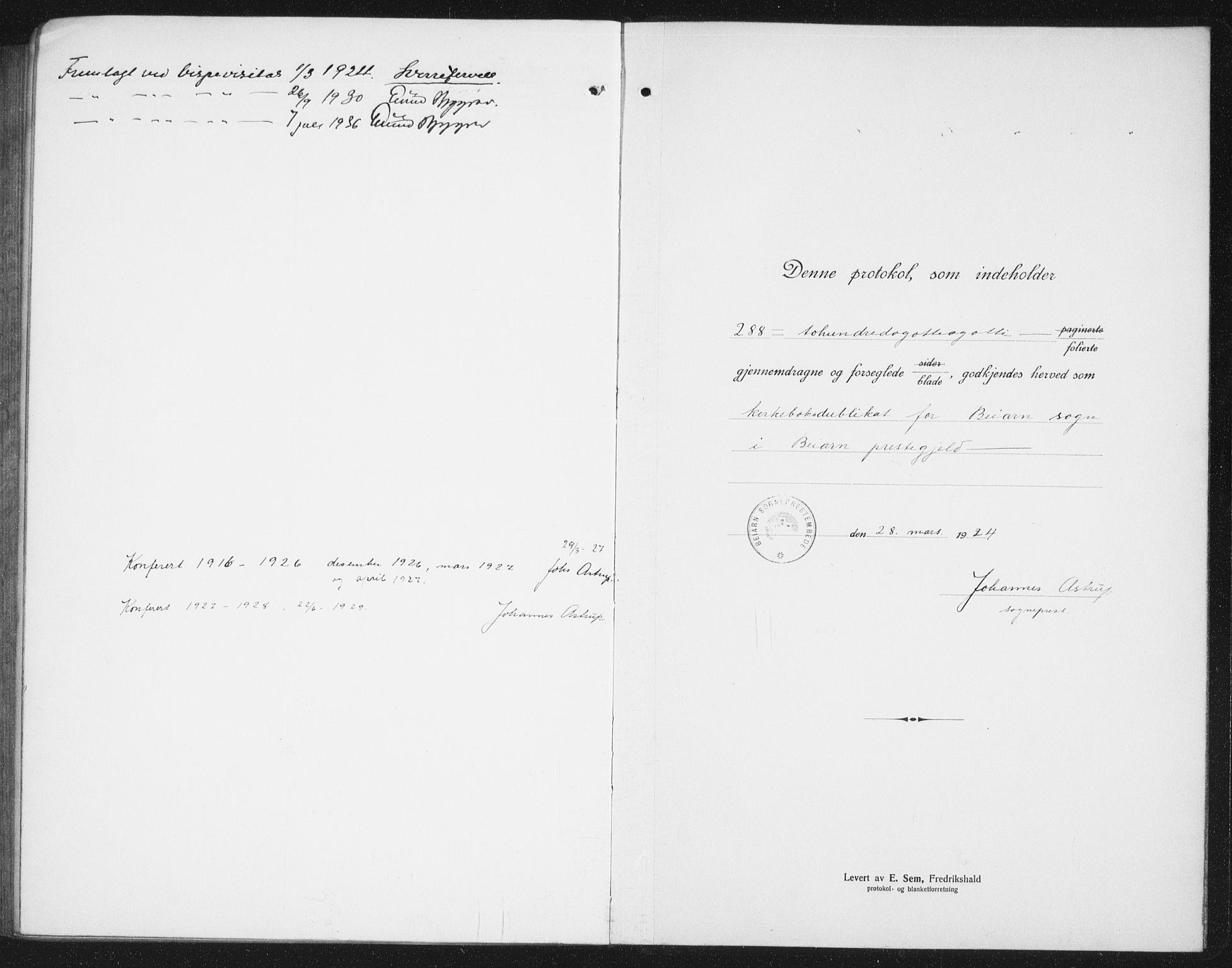Ministerialprotokoller, klokkerbøker og fødselsregistre - Nordland, SAT/A-1459/846/L0656: Parish register (copy) no. 846C06, 1917-1936