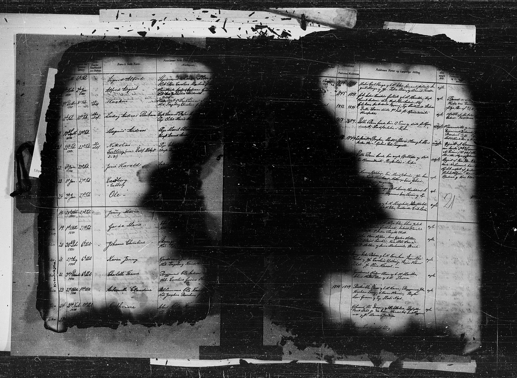 Ministerialprotokoller, klokkerbøker og fødselsregistre - Møre og Romsdal, AV/SAT-A-1454/572/L0850: Parish register (official) no. 572A13, 1880-1888, p. 21