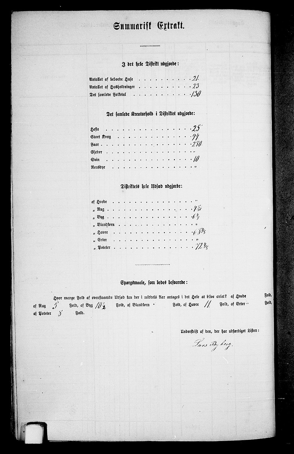 RA, 1865 census for Klepp, 1865, p. 56