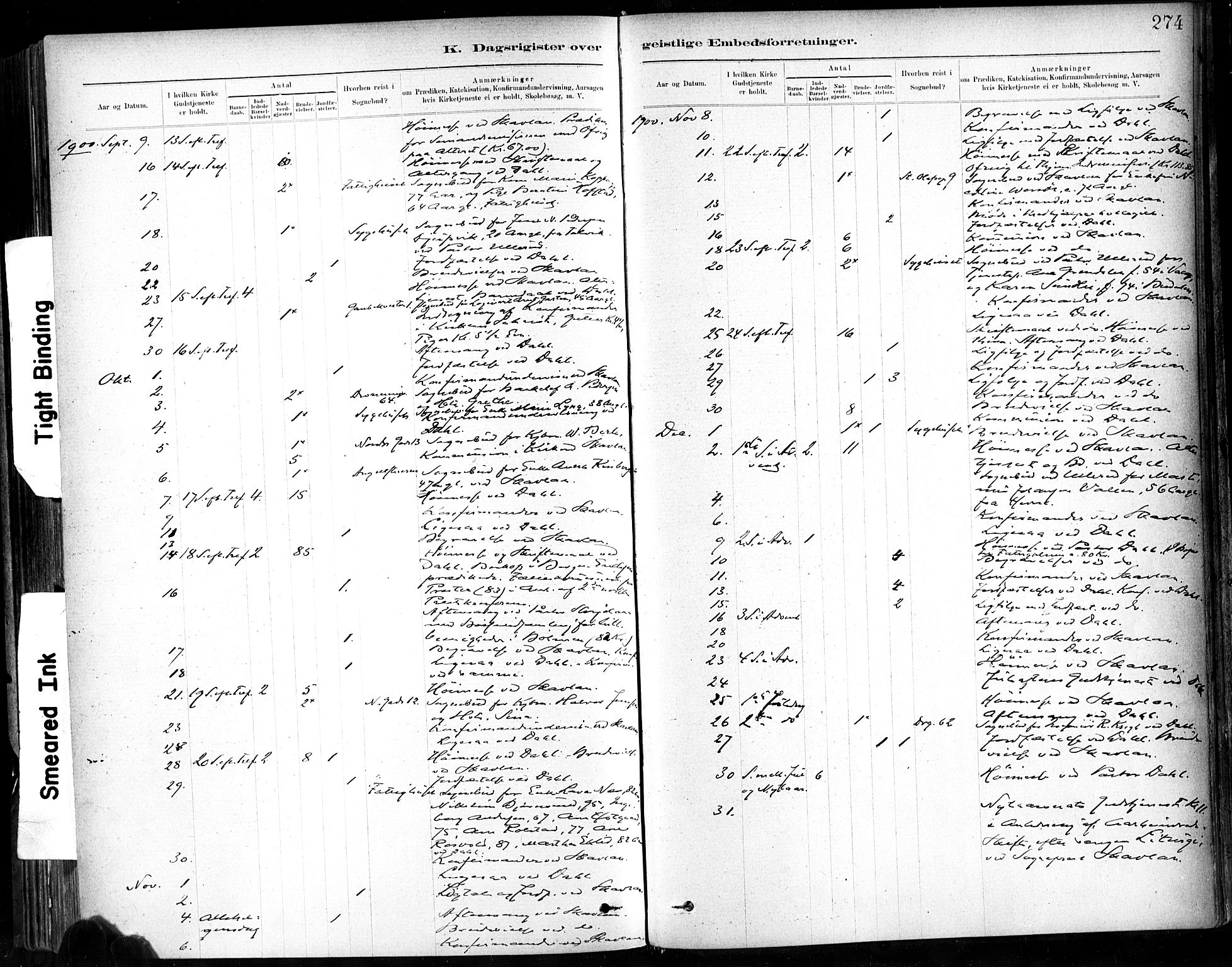 Ministerialprotokoller, klokkerbøker og fødselsregistre - Sør-Trøndelag, AV/SAT-A-1456/602/L0120: Parish register (official) no. 602A18, 1880-1913, p. 274