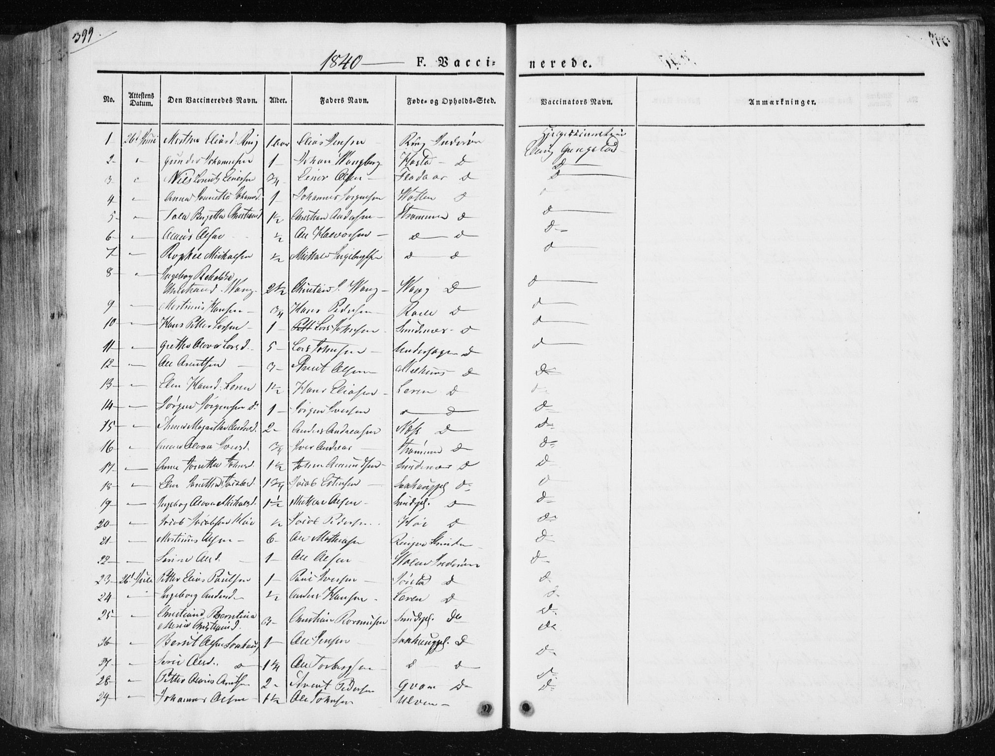 Ministerialprotokoller, klokkerbøker og fødselsregistre - Nord-Trøndelag, SAT/A-1458/730/L0280: Parish register (official) no. 730A07 /1, 1840-1854, p. 399