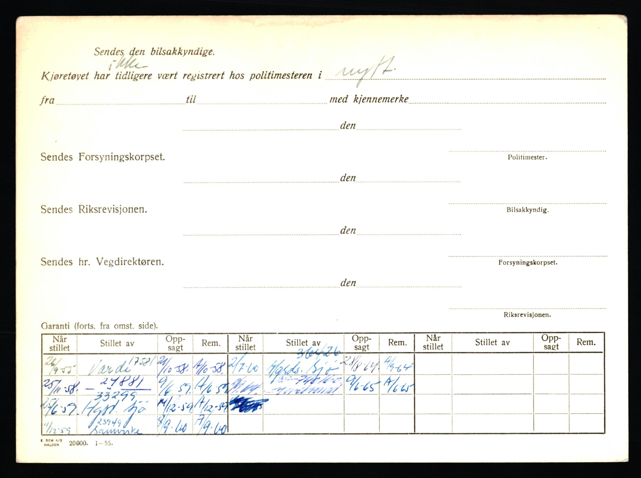 Stavanger trafikkstasjon, SAST/A-101942/0/F/L0047: L-28400 - L-29099, 1930-1971, p. 1010