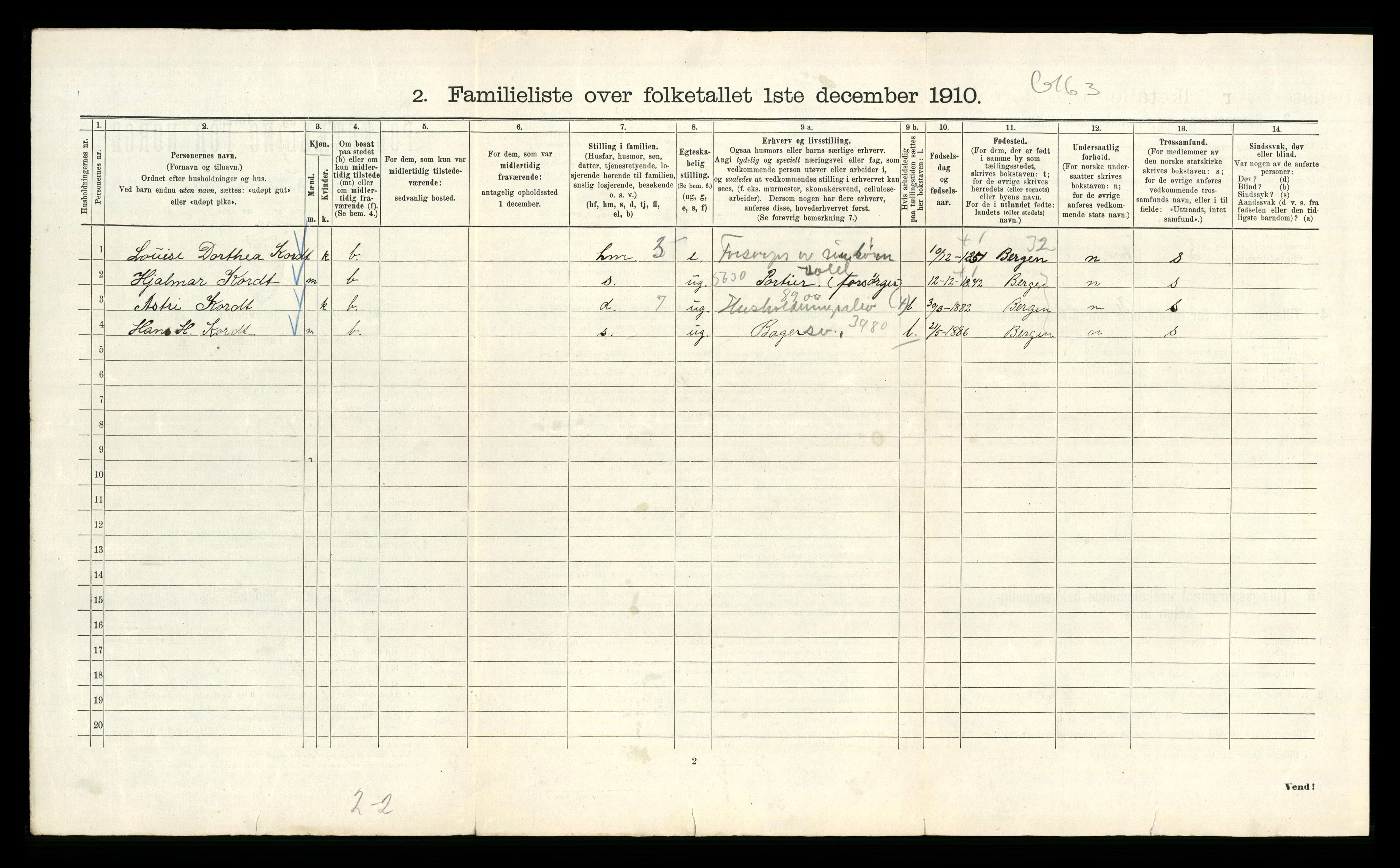 RA, 1910 census for Kristiania, 1910, p. 48138