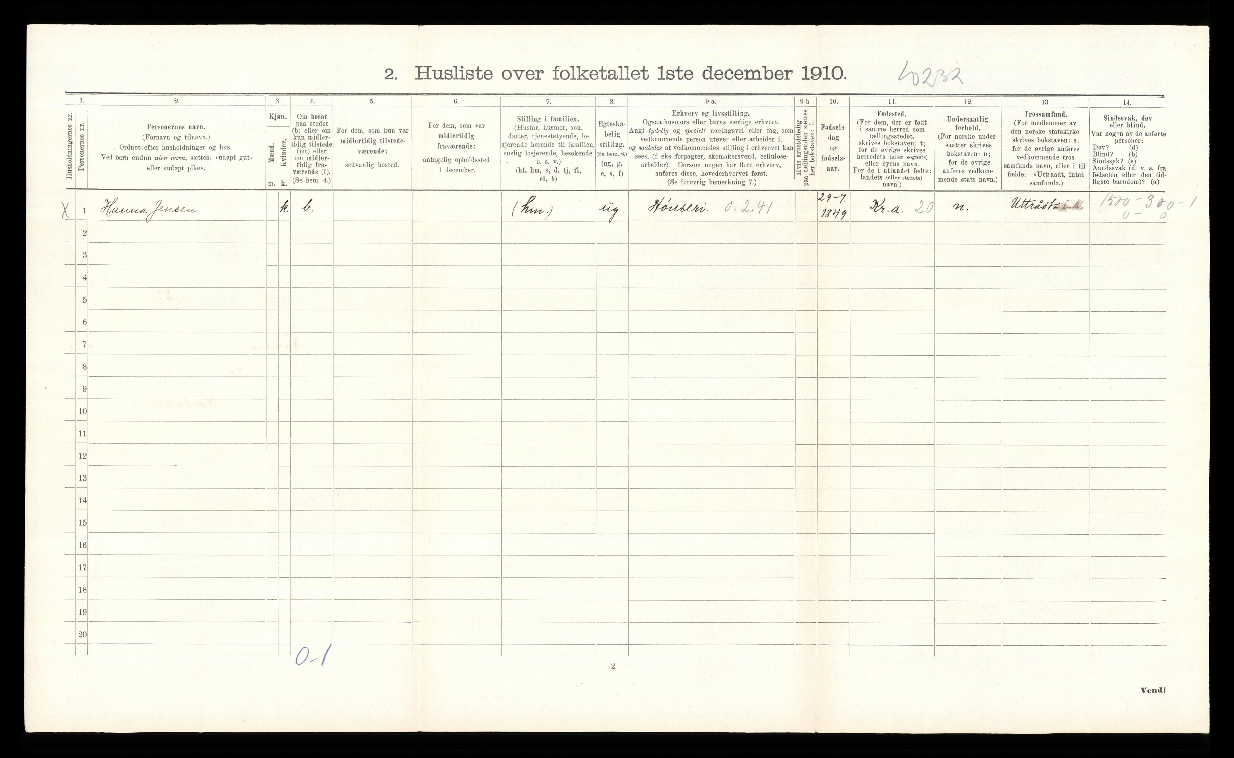 RA, 1910 census for Hurum, 1910, p. 859