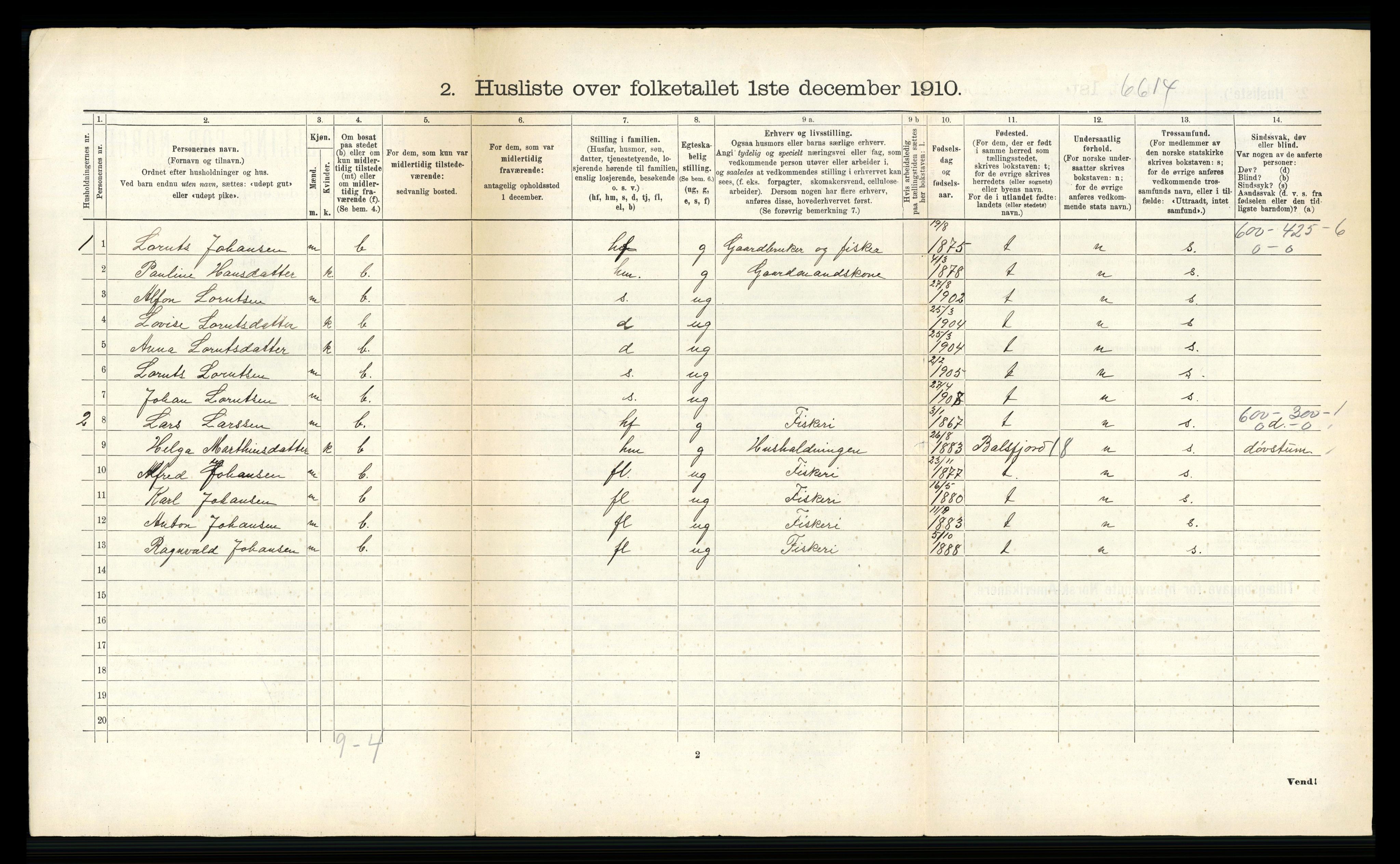 RA, 1910 census for Tromsøysund, 1910, p. 806