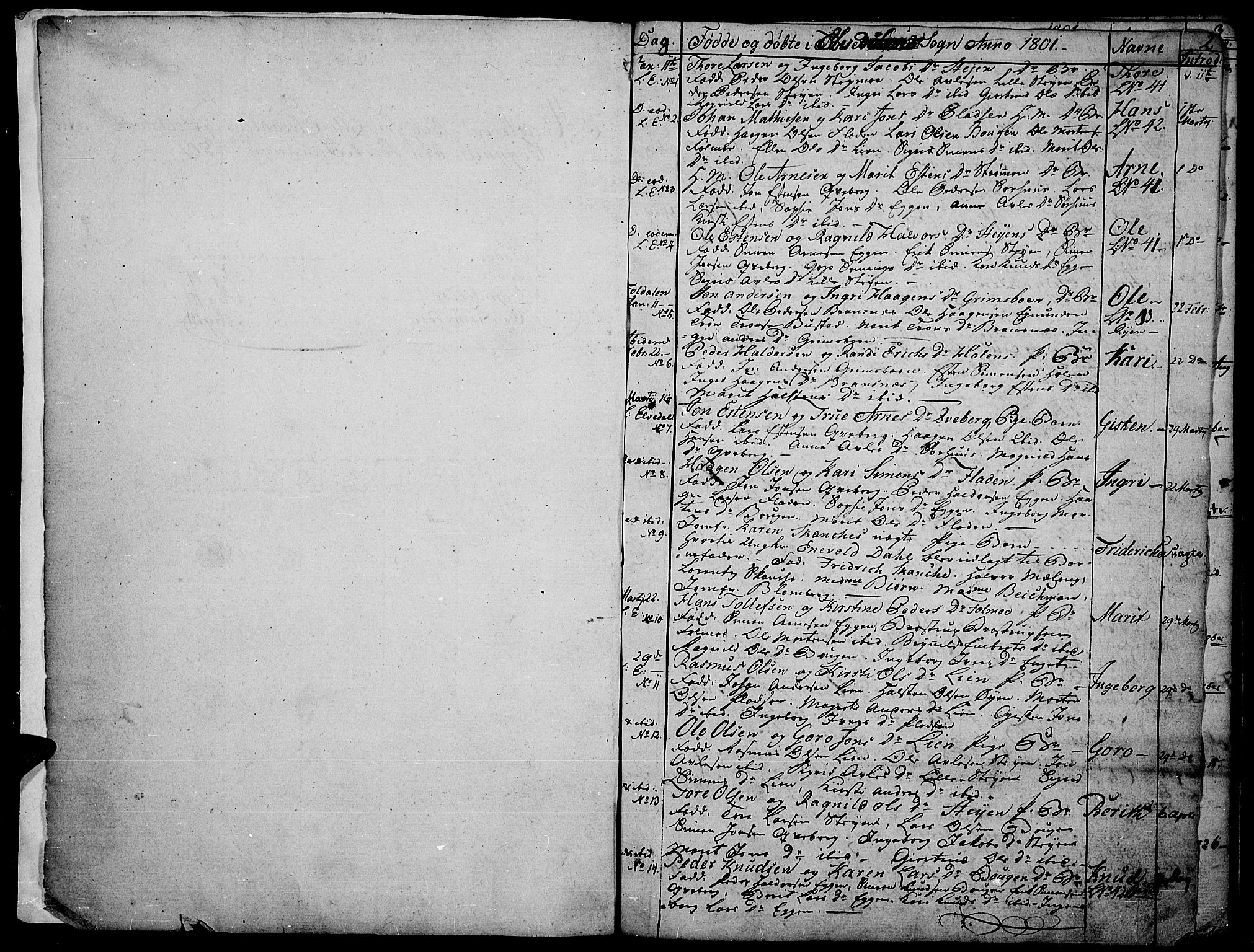 Tynset prestekontor, AV/SAH-PREST-058/H/Ha/Haa/L0016: Parish register (official) no. 16, 1801-1814, p. 2
