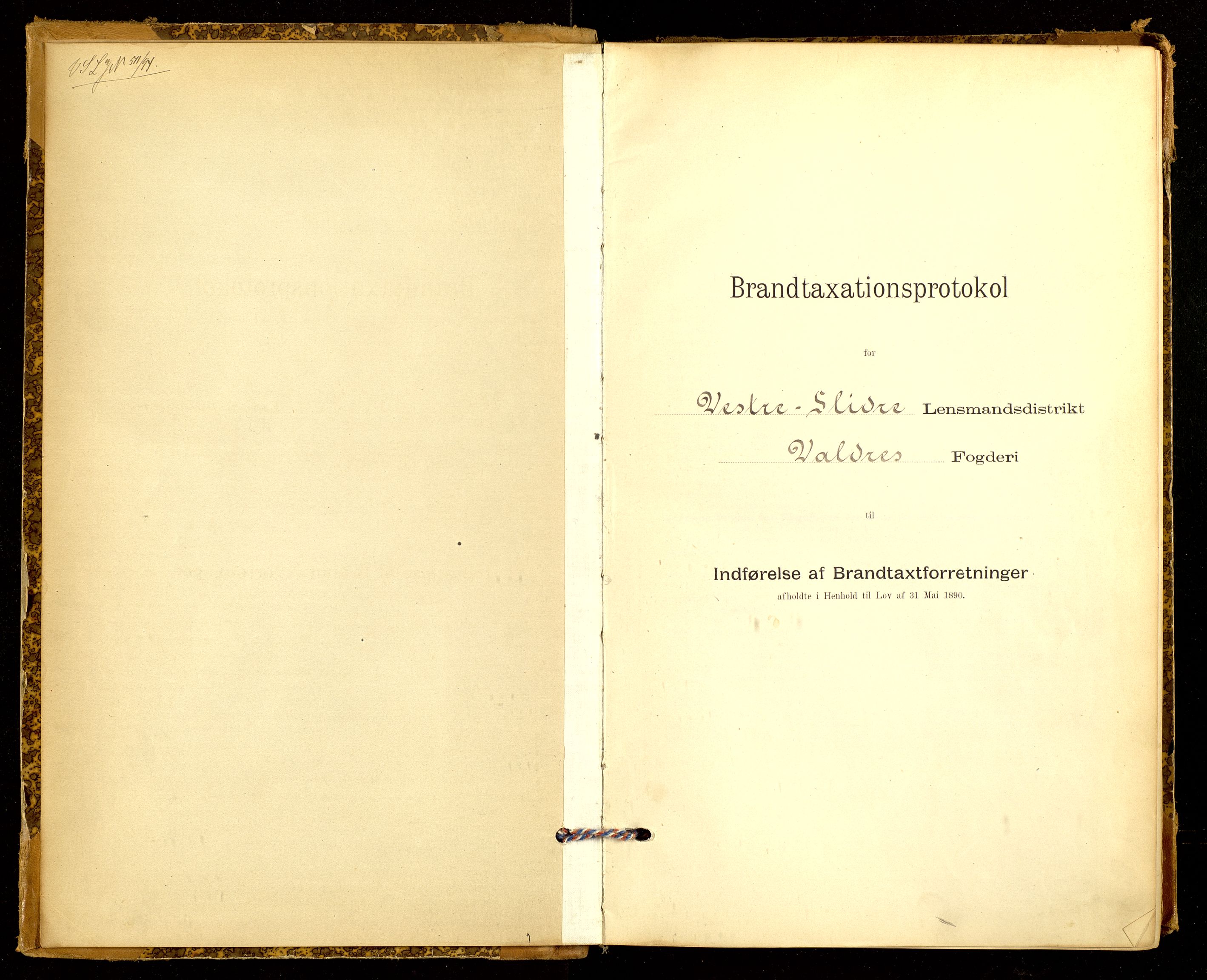 Norges Brannkasse, Vestre Slidre, SAH/NBRANS-057/F/L0005: Branntakstprotokoll, 1894-1932