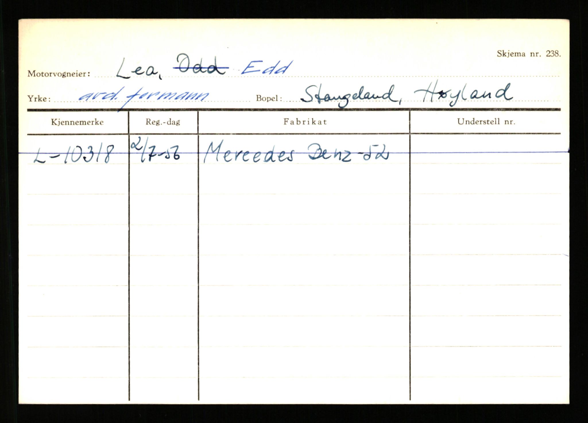 Stavanger trafikkstasjon, AV/SAST-A-101942/0/H/L0022: Landsverk - Laxau, 1930-1971, p. 2065