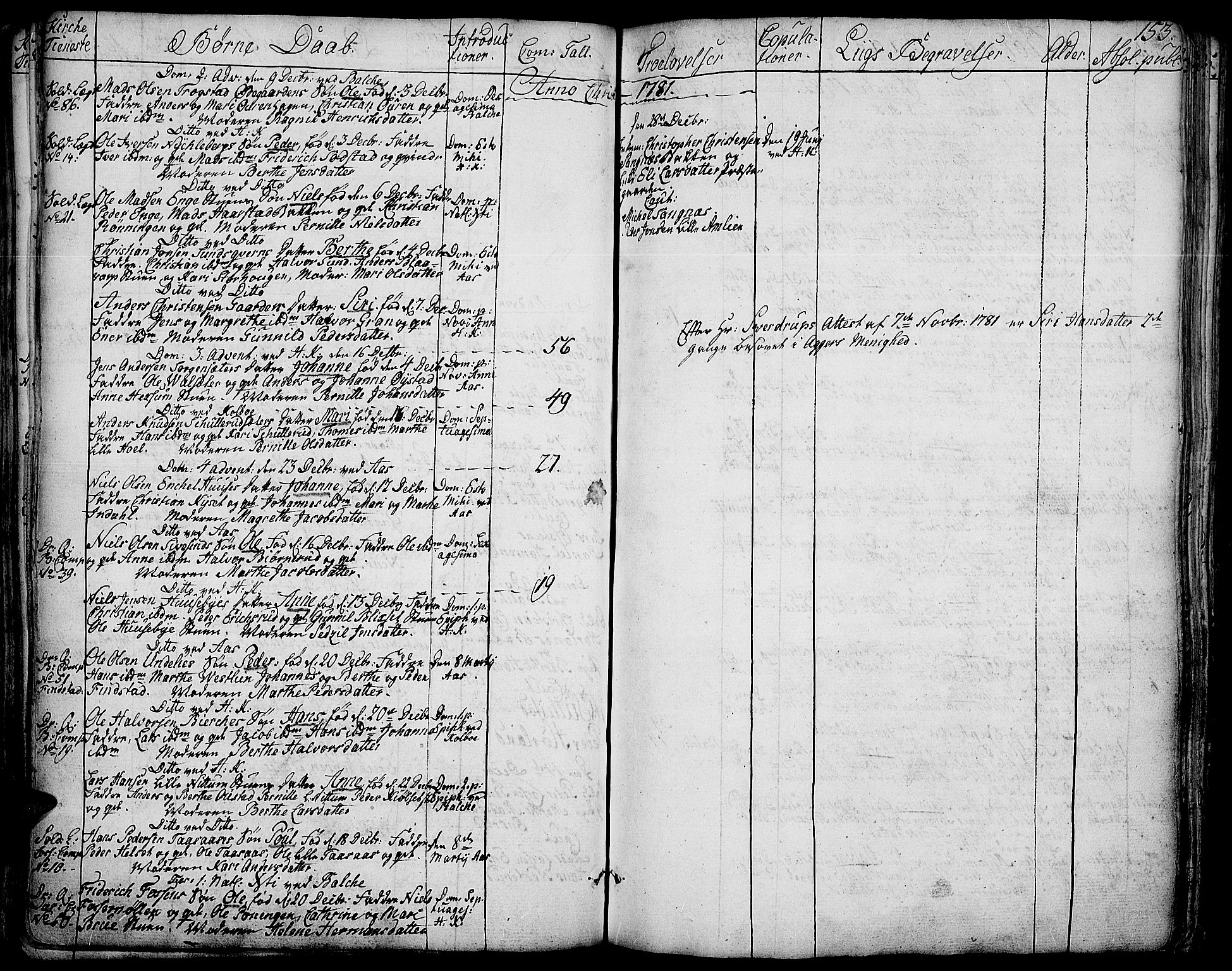 Toten prestekontor, SAH/PREST-102/H/Ha/Haa/L0006: Parish register (official) no. 6, 1773-1793, p. 163