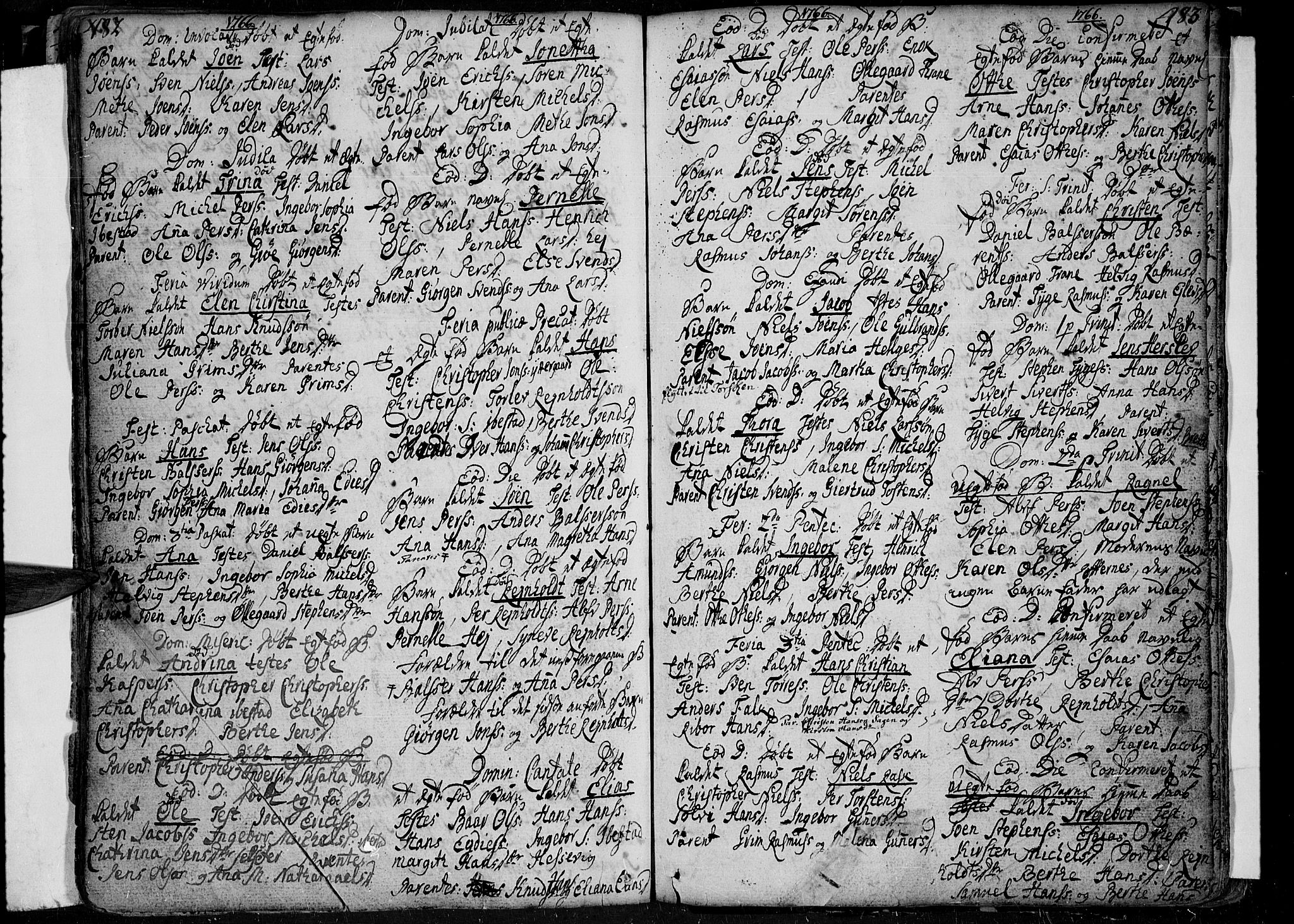 Ibestad sokneprestembete, AV/SATØ-S-0077/H/Ha/Haa/L0002kirke: Parish register (official) no. 2, 1751-1775, p. 482-483