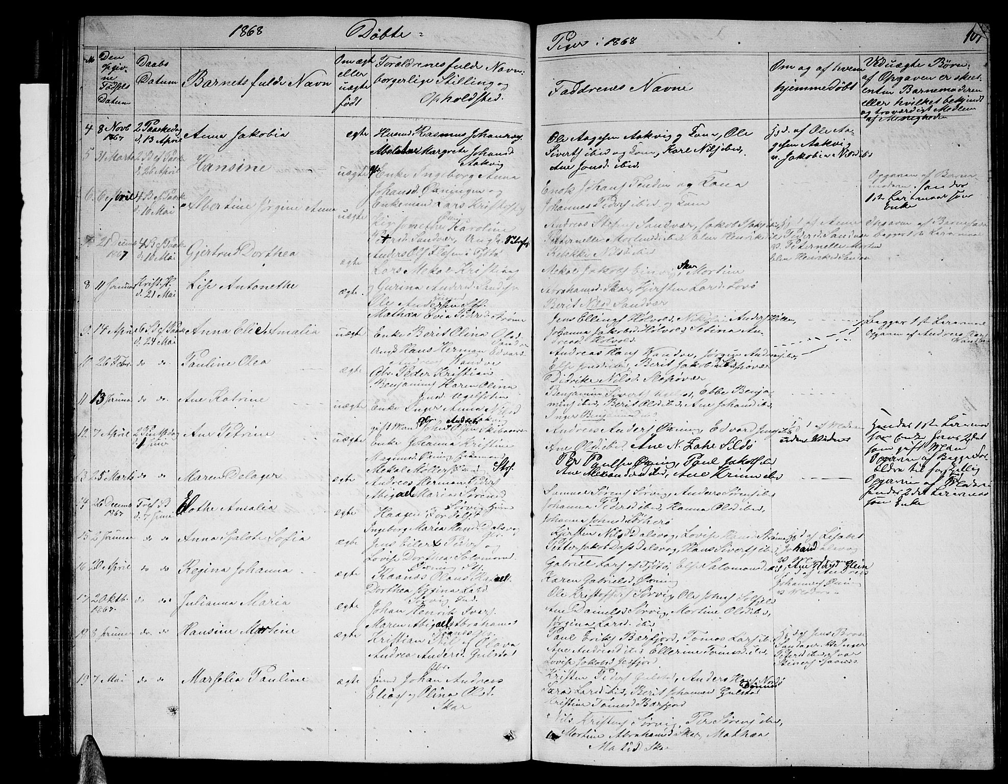 Ministerialprotokoller, klokkerbøker og fødselsregistre - Nordland, AV/SAT-A-1459/834/L0512: Parish register (copy) no. 834C03, 1862-1877, p. 107