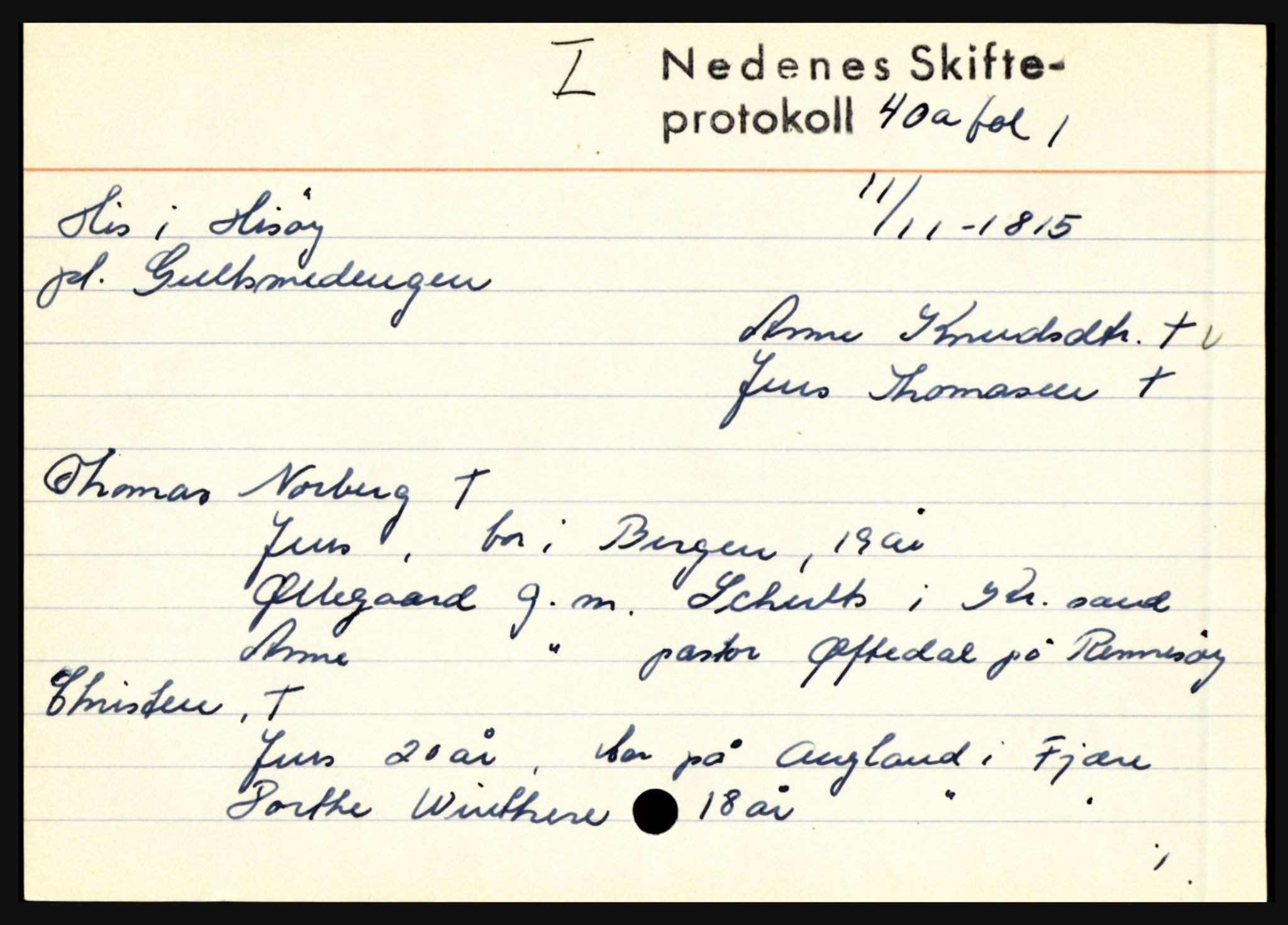 Nedenes sorenskriveri før 1824, AV/SAK-1221-0007/H, p. 12375