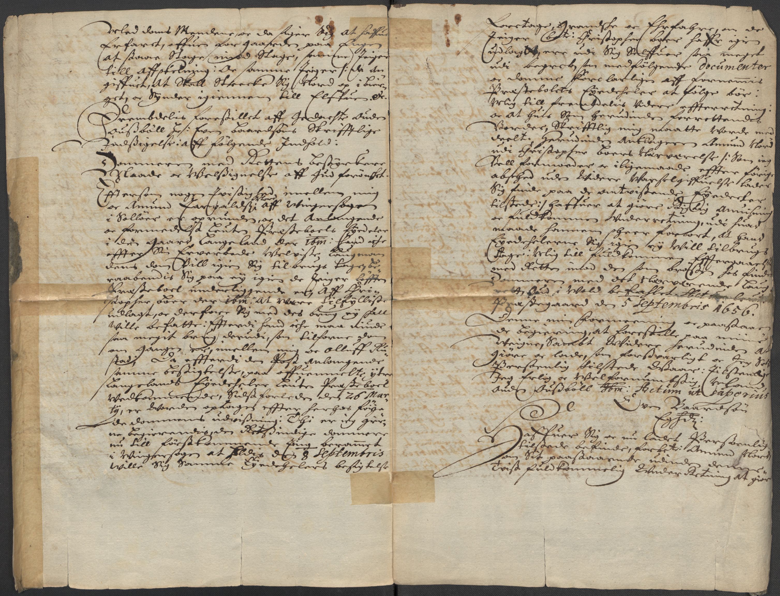 Riksarkivets diplomsamling, AV/RA-EA-5965/F15/L0011: Prestearkiv - Hedmark, 1575-1735, p. 128