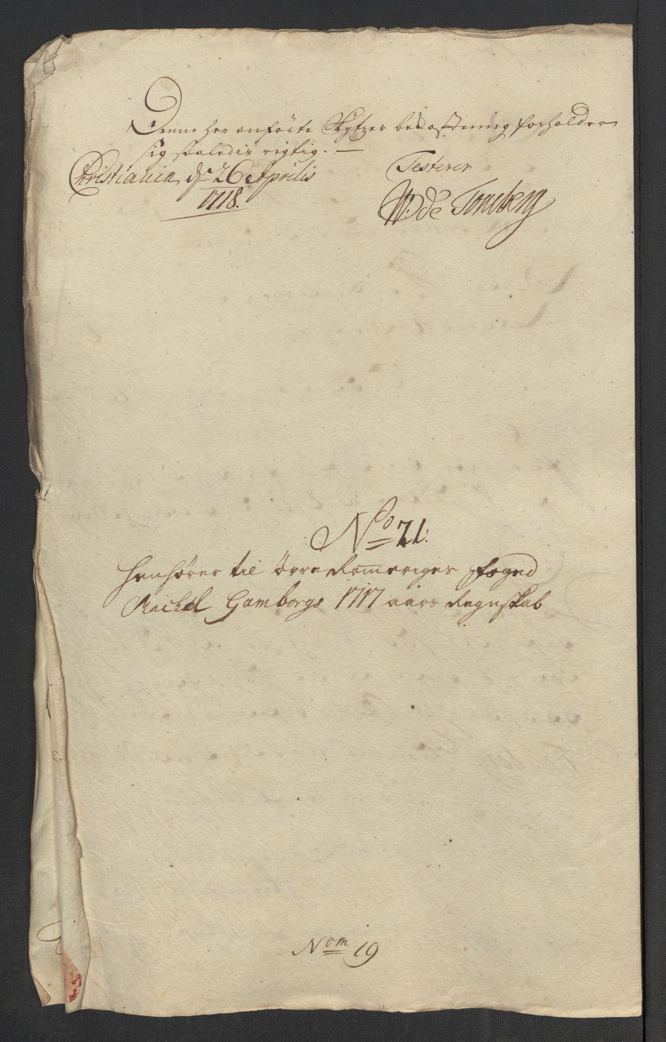 Rentekammeret inntil 1814, Reviderte regnskaper, Fogderegnskap, AV/RA-EA-4092/R12/L0726: Fogderegnskap Øvre Romerike, 1717, p. 323