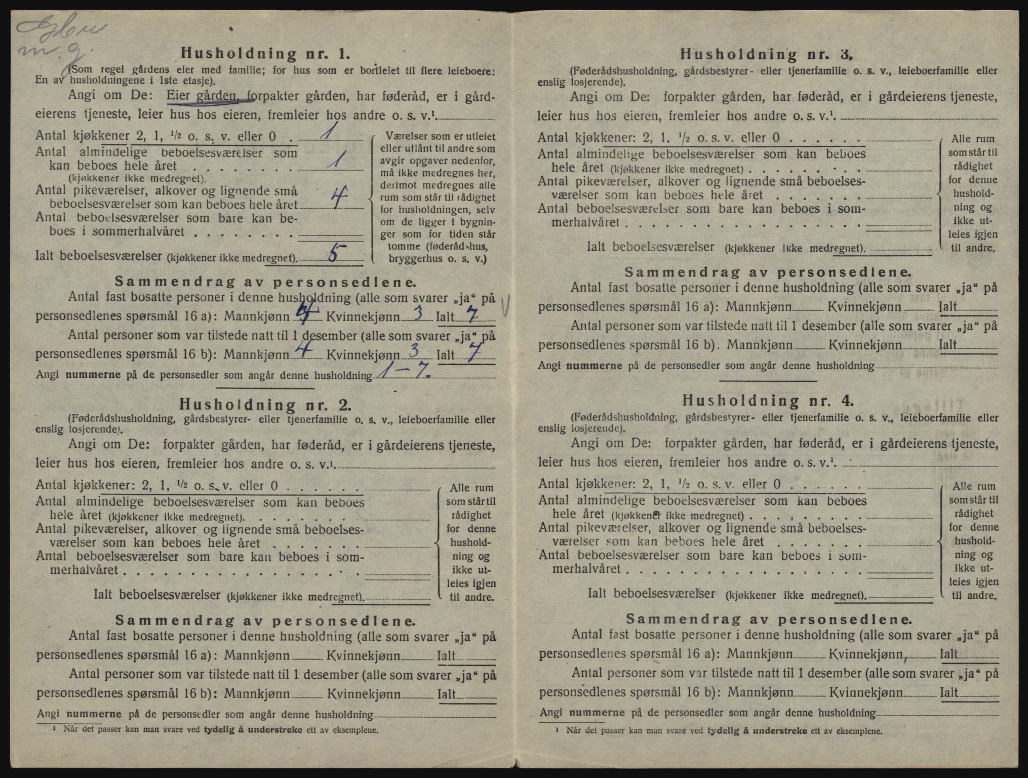 SATØ, 1920 census for Karlsøy, 1920, p. 57