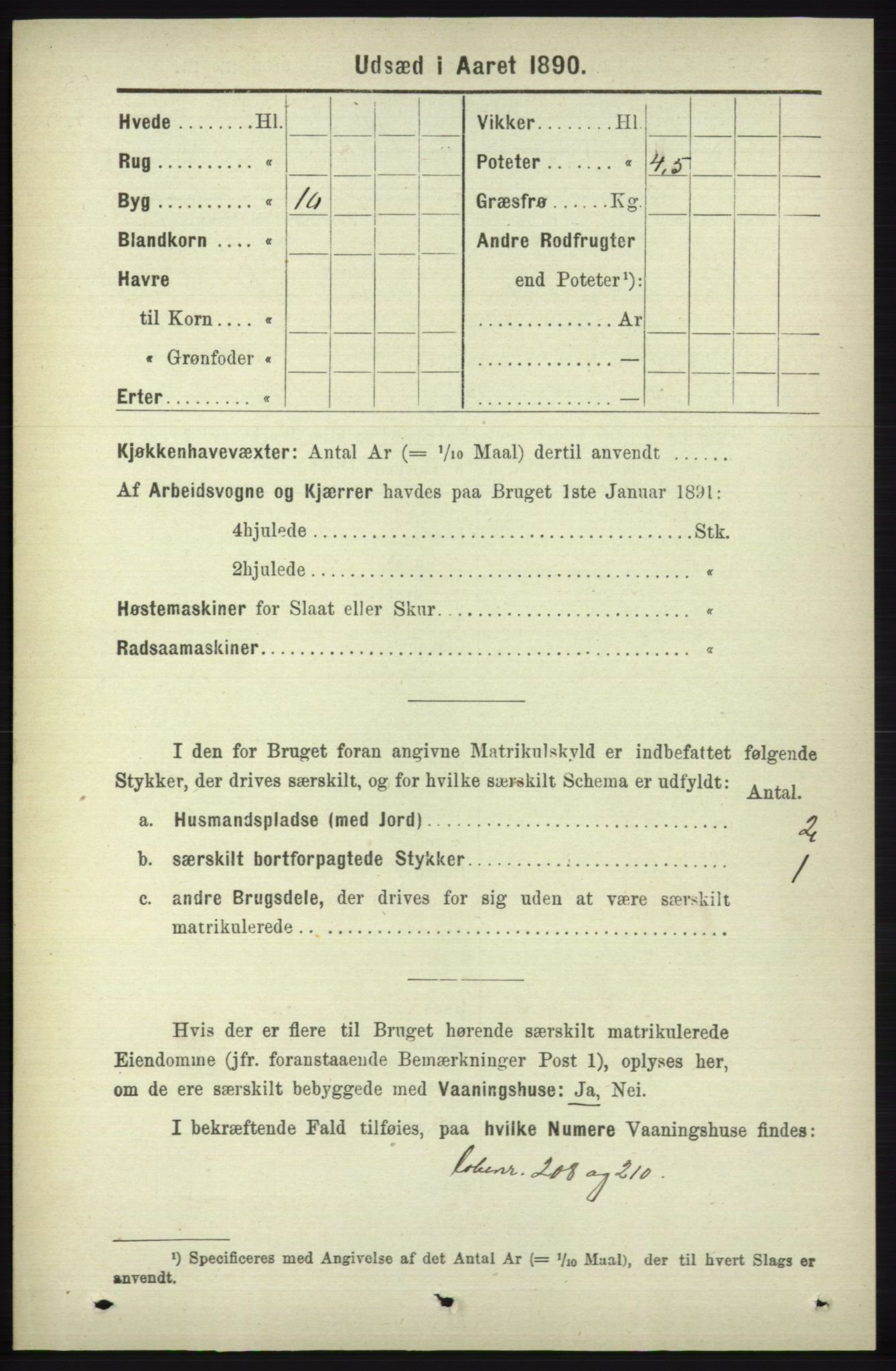 RA, 1891 census for 1230 Ullensvang, 1891, p. 7437