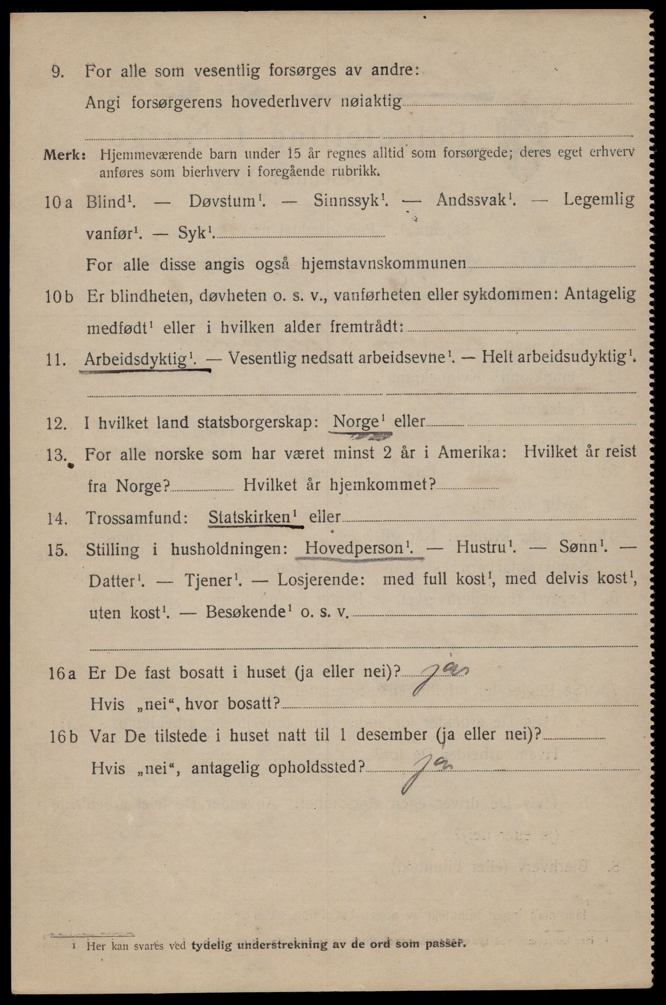 SAT, 1920 census for Trondheim, 1920, p. 33293