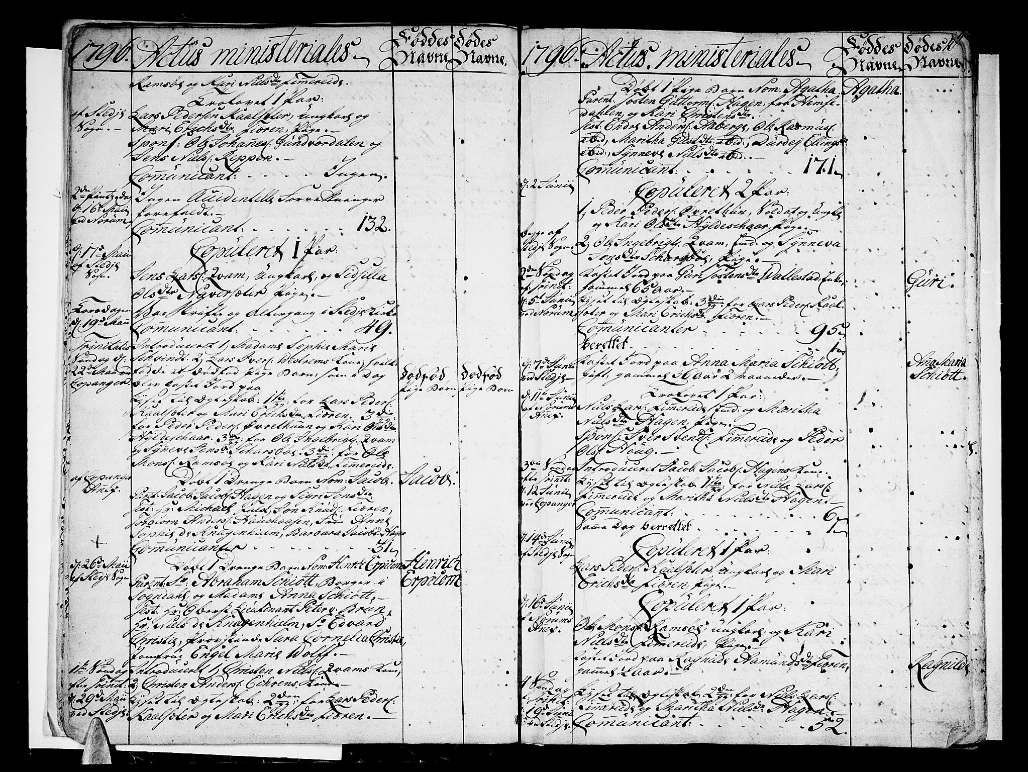 Sogndal sokneprestembete, AV/SAB-A-81301/H/Haa/Haaa/L0008: Parish register (official) no. A 8, 1795-1809, p. 10