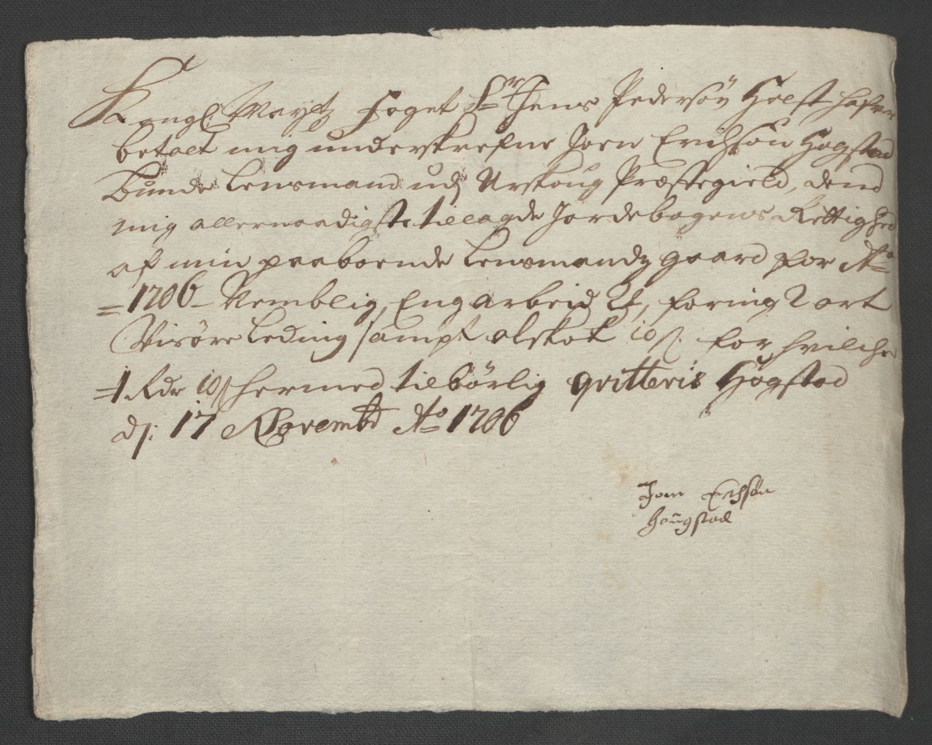 Rentekammeret inntil 1814, Reviderte regnskaper, Fogderegnskap, AV/RA-EA-4092/R11/L0590: Fogderegnskap Nedre Romerike, 1706-1707, p. 207