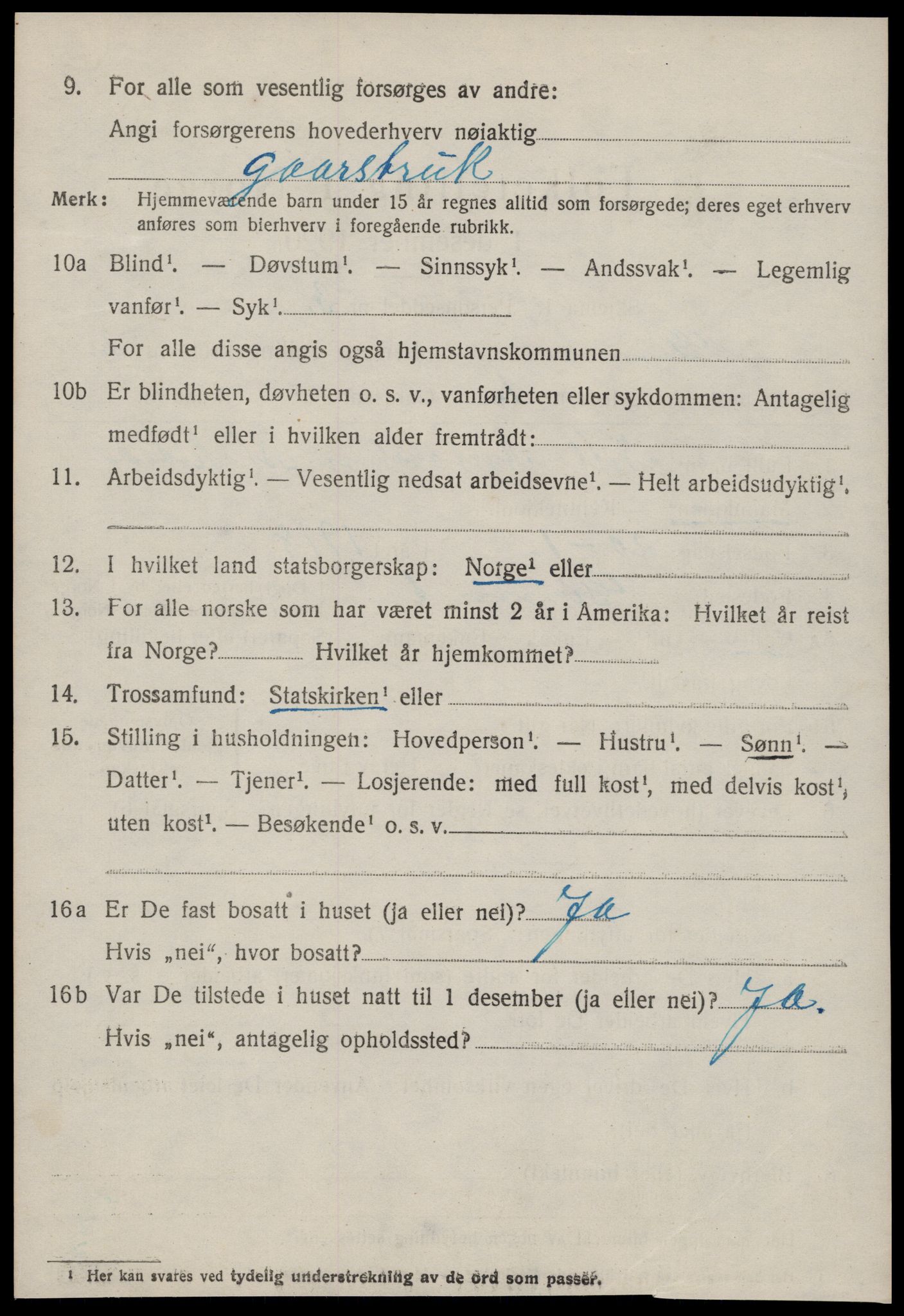 SAT, 1920 census for Gjemnes, 1920, p. 729