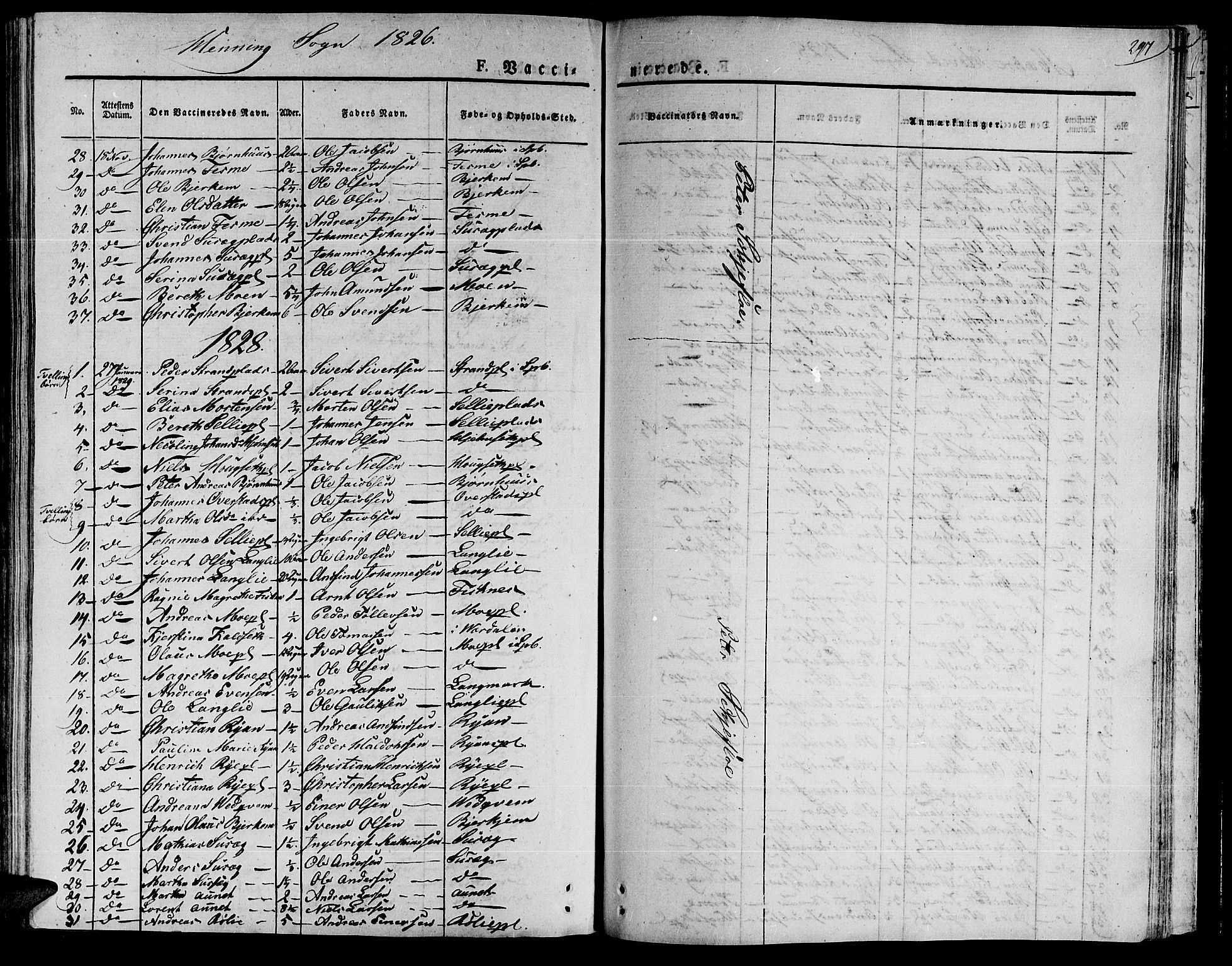 Ministerialprotokoller, klokkerbøker og fødselsregistre - Nord-Trøndelag, SAT/A-1458/735/L0336: Parish register (official) no. 735A05 /1, 1825-1835, p. 297
