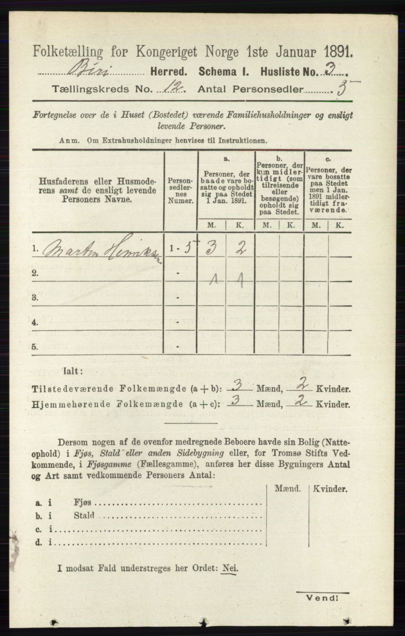 RA, 1891 census for 0525 Biri, 1891, p. 4765
