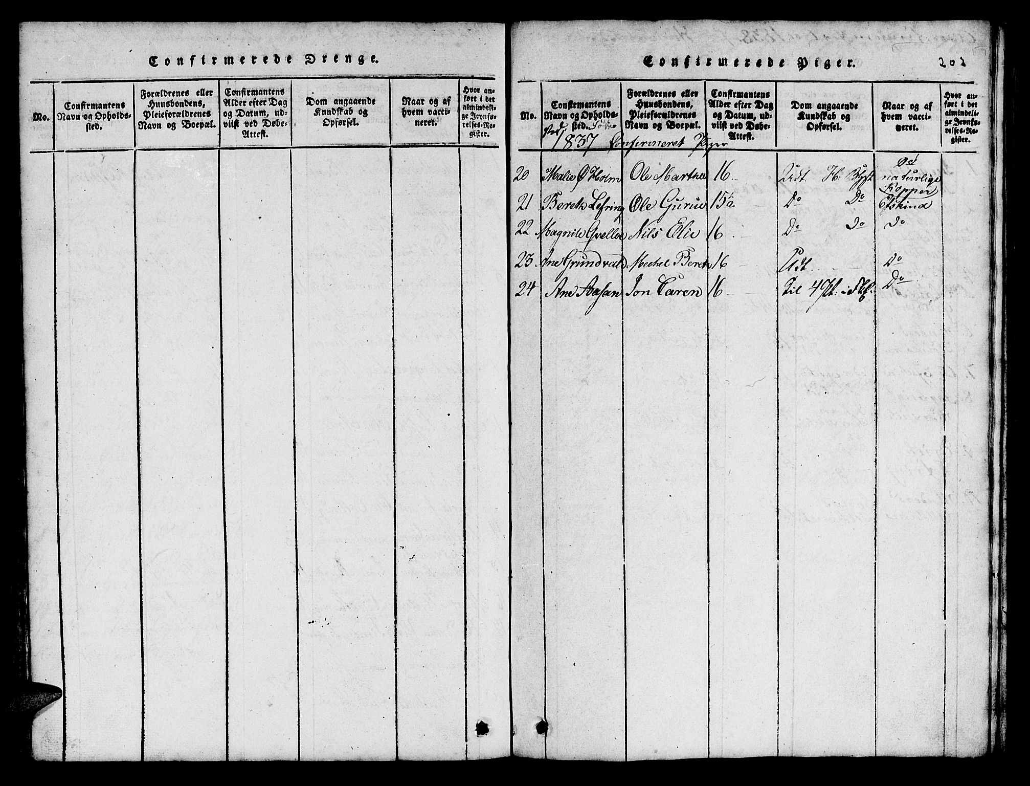 Ministerialprotokoller, klokkerbøker og fødselsregistre - Nord-Trøndelag, SAT/A-1458/724/L0265: Parish register (copy) no. 724C01, 1816-1845, p. 203