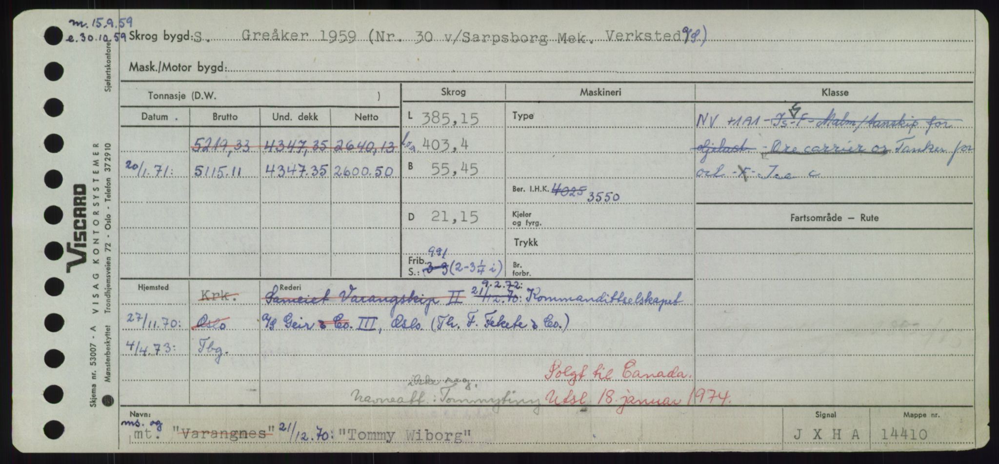 Sjøfartsdirektoratet med forløpere, Skipsmålingen, AV/RA-S-1627/H/Hd/L0039: Fartøy, Ti-Tø, p. 171